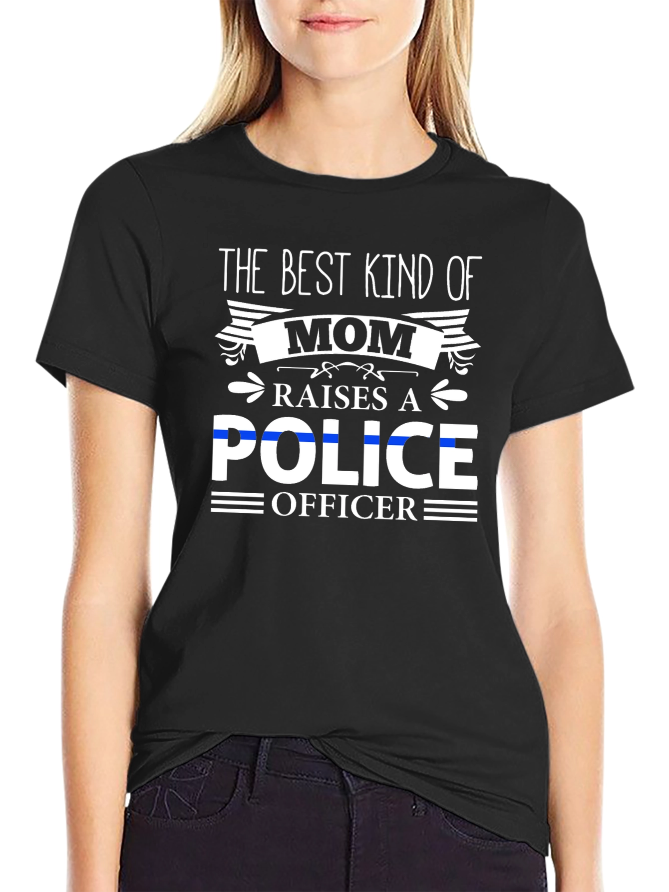 Best Kind of Mom Police Officer T-Shirt