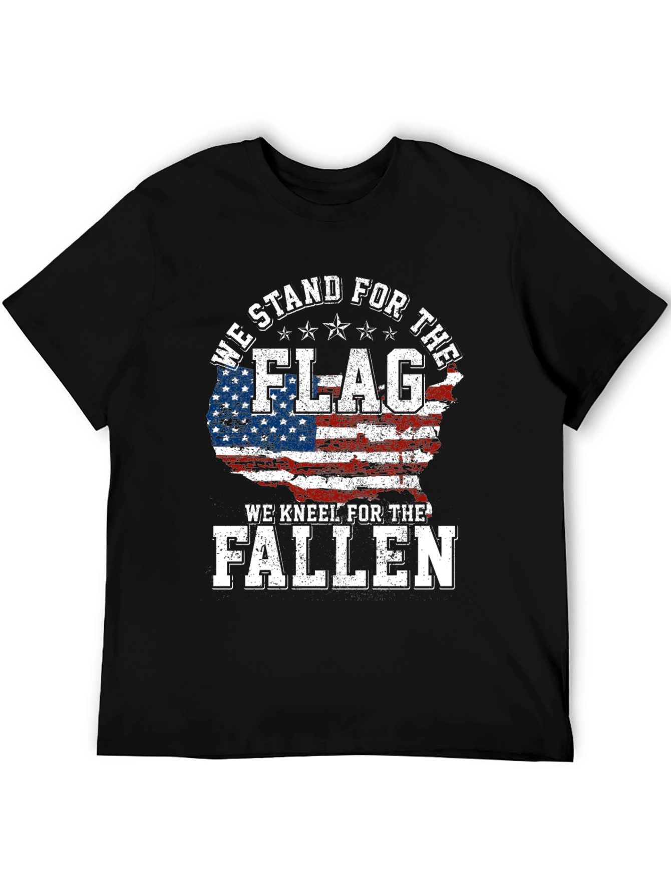 Patriotic We Stand For the Flag T-Shirt