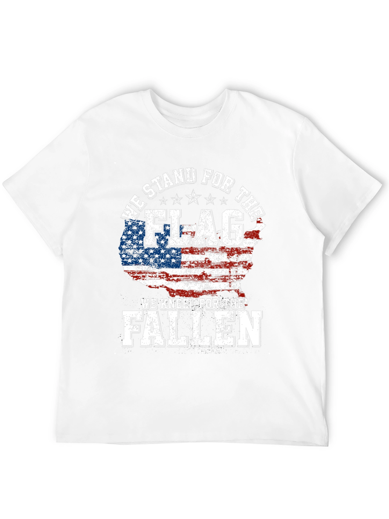 Patriotic We Stand For the Flag T-Shirt