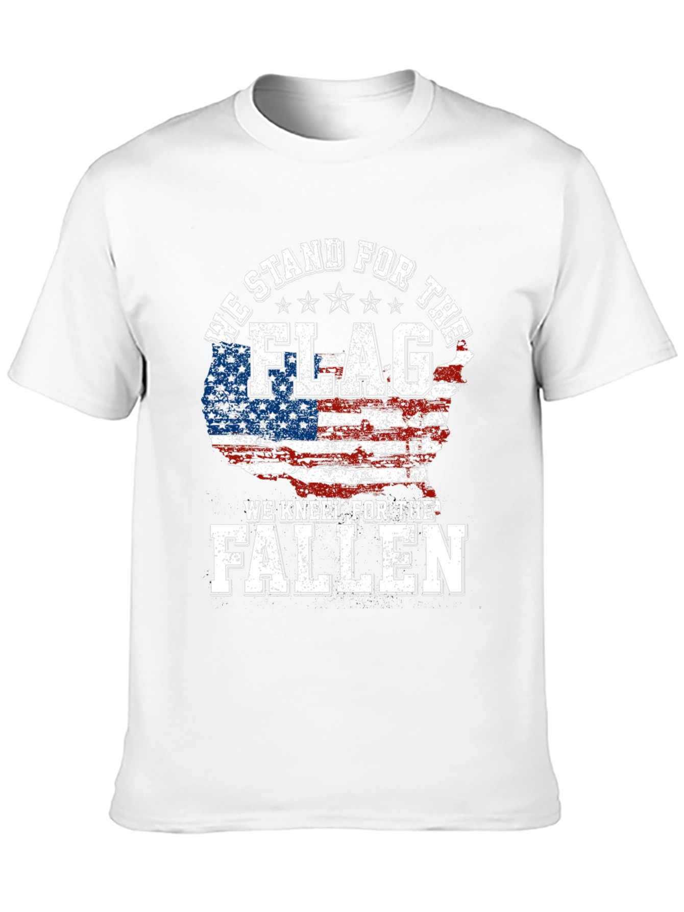 Patriotic We Stand For the Flag T-Shirt