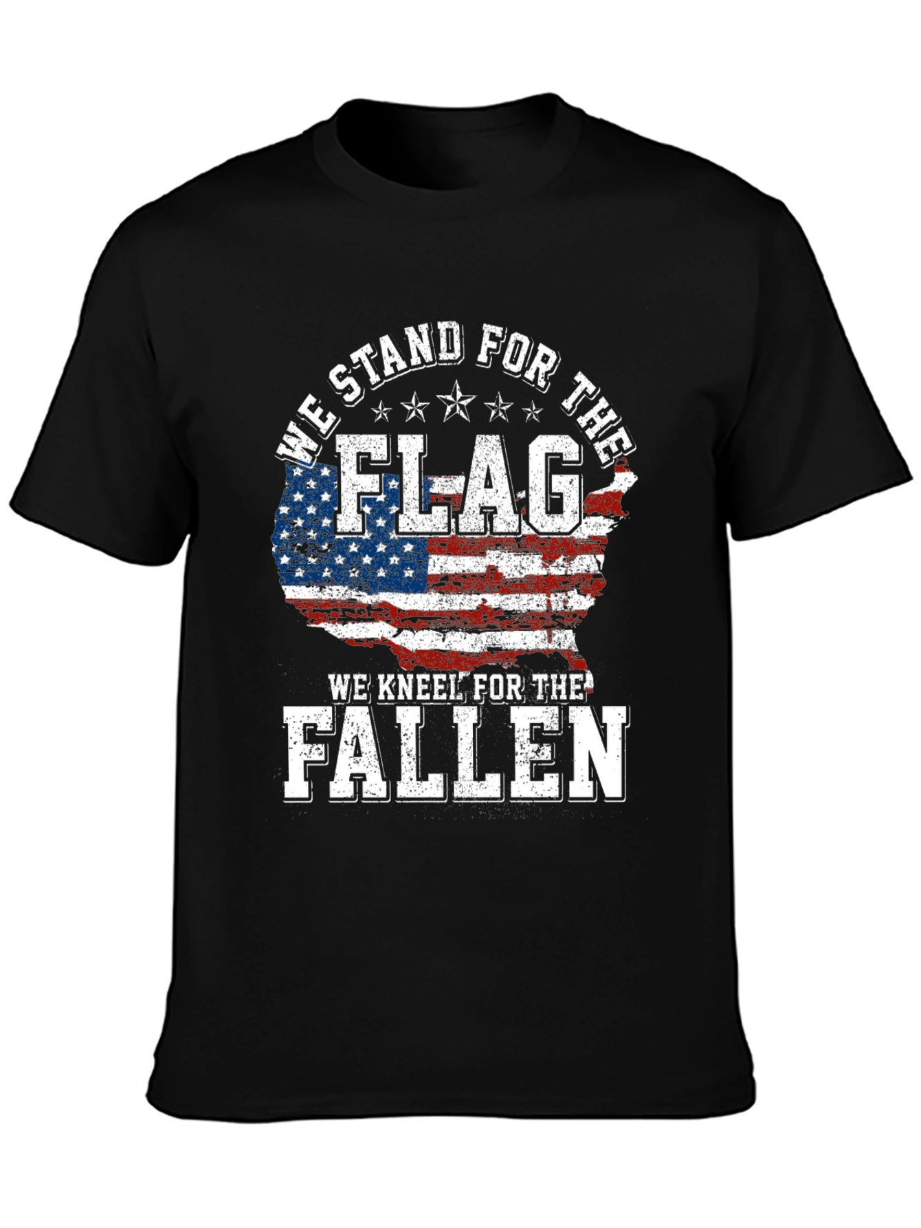 Patriotic We Stand For the Flag T-Shirt