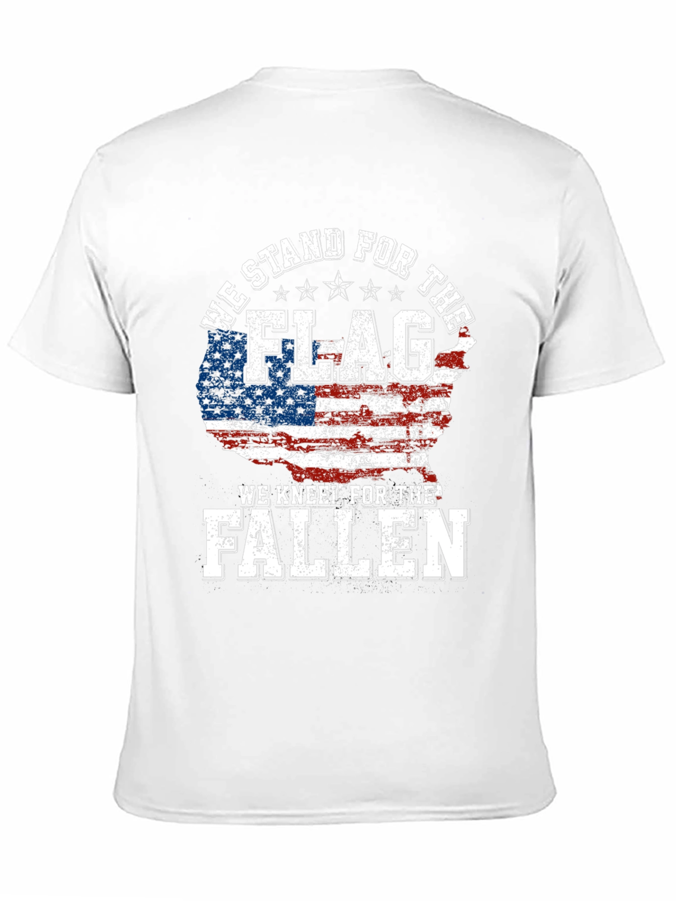 Patriotic We Stand For the Flag T-Shirt