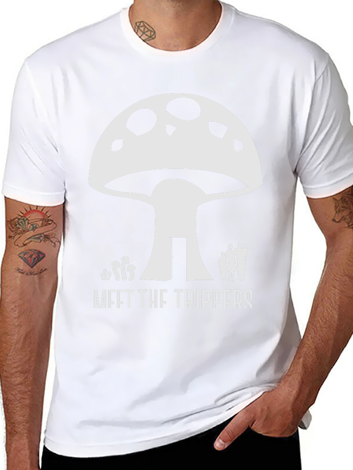 Meet the Trippers T-Shirt - Funny Mushroom Family Tee