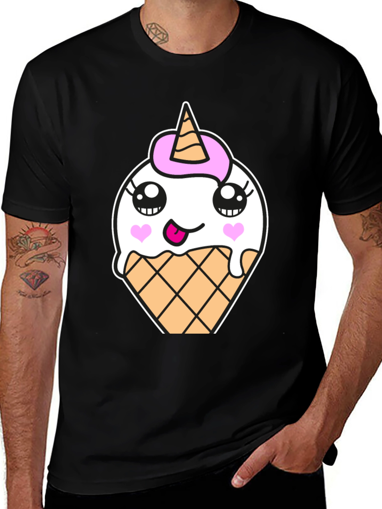 Unicorn Ice Cream Graphic Tee