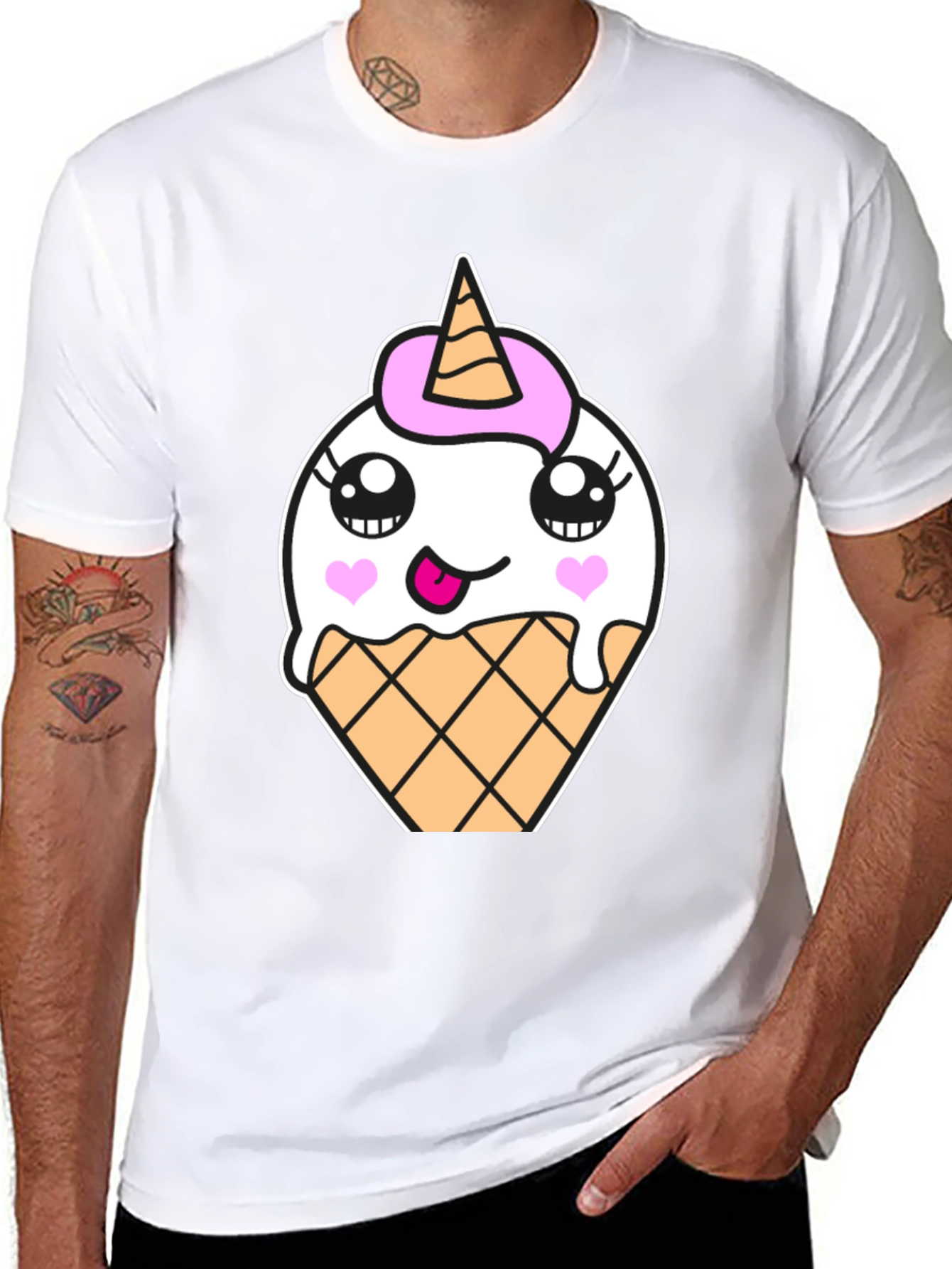 Unicorn Ice Cream Graphic Tee