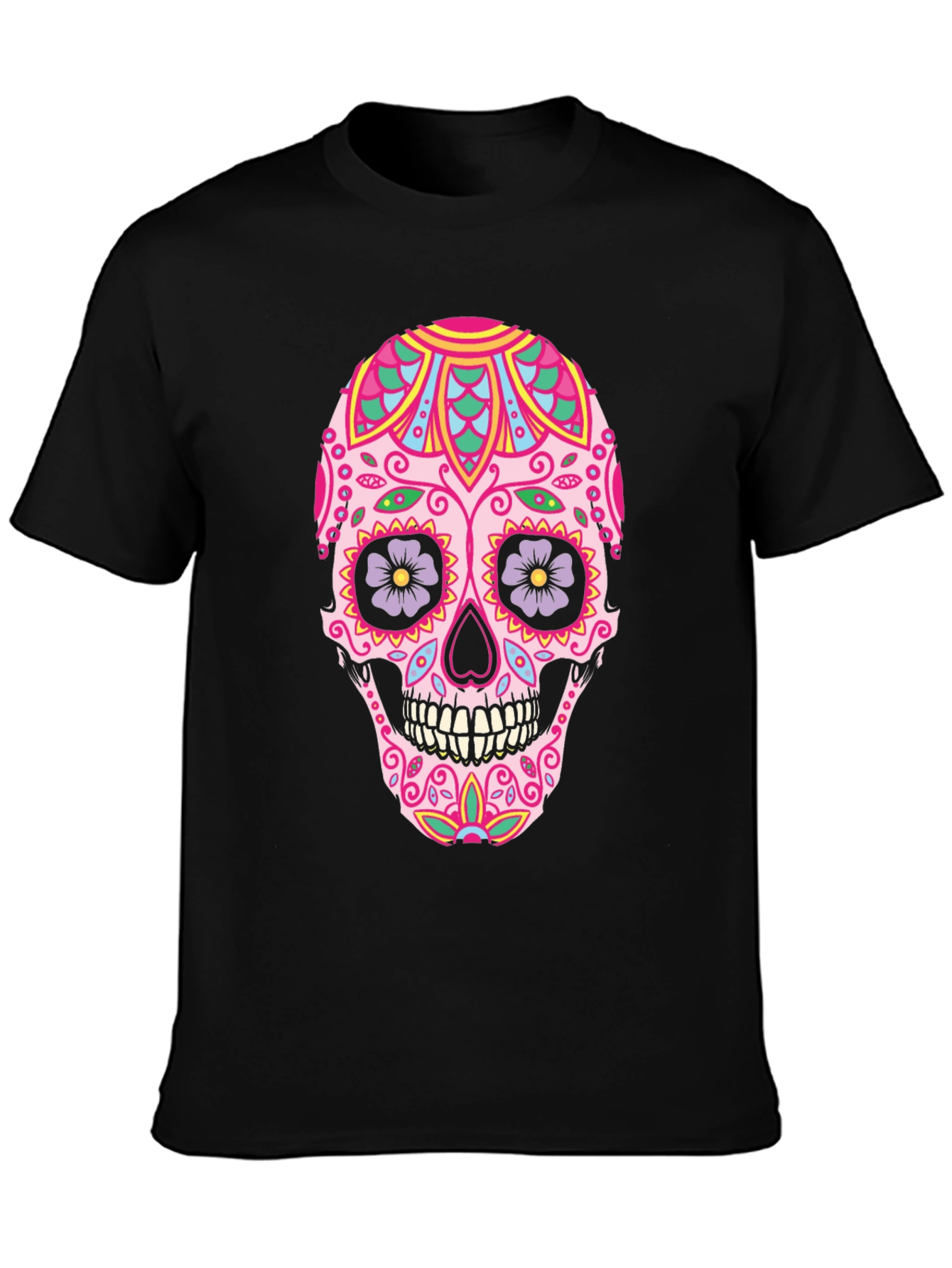 Sugar Skull Graphic Tee - Day of the Dead