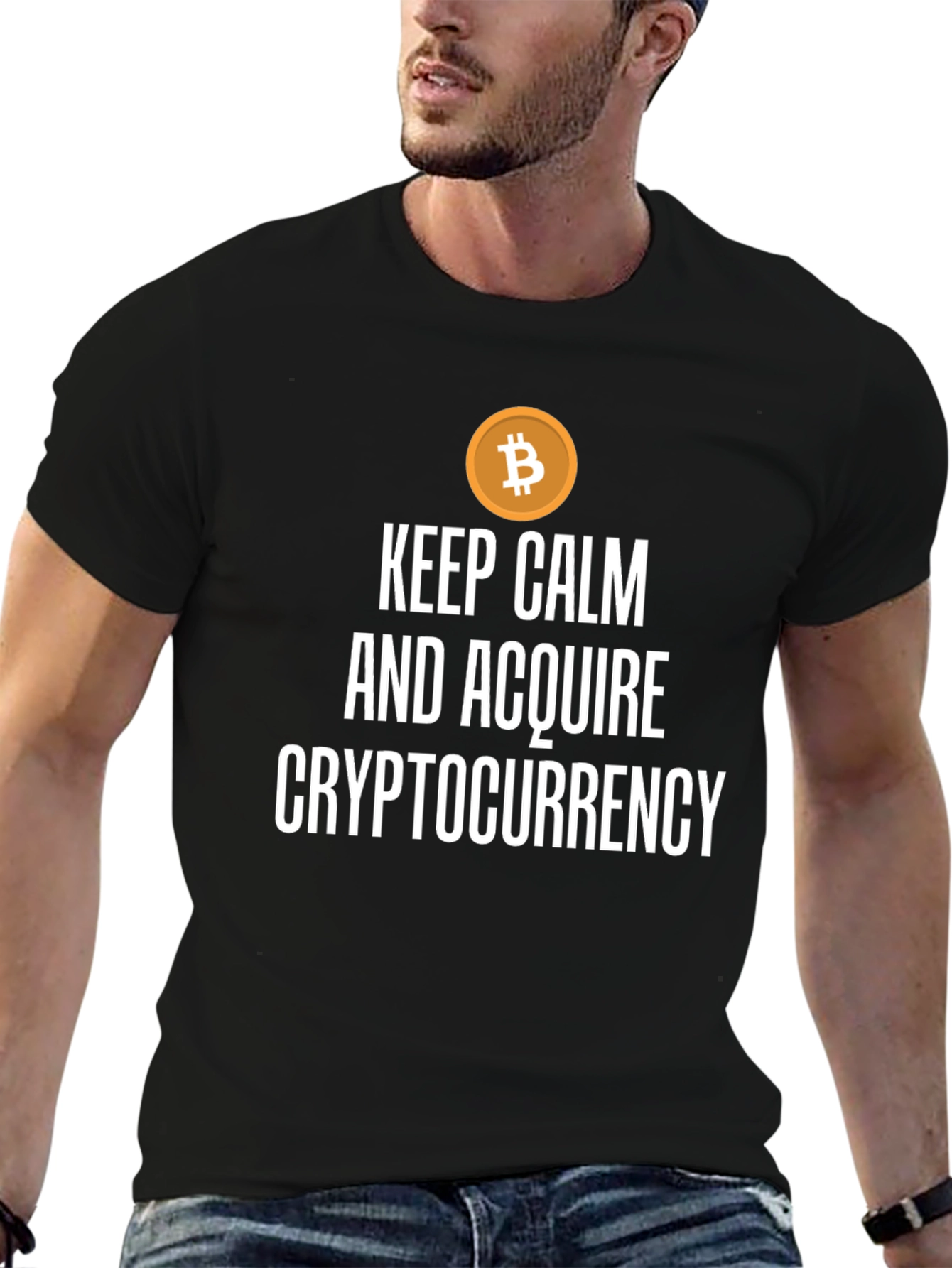 Keep Calm Acquire Cryptocurrency T-Shirt