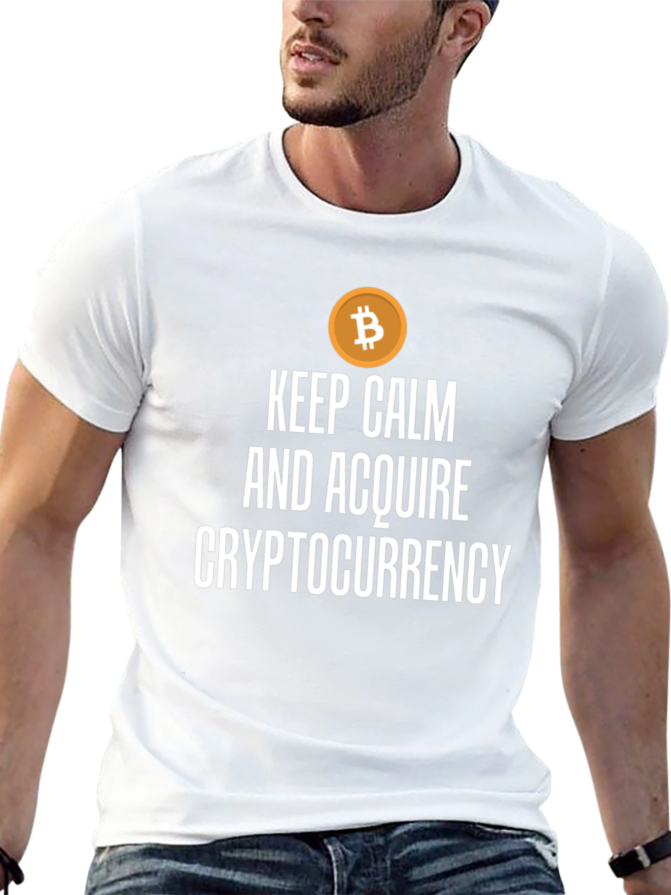 Keep Calm Acquire Cryptocurrency T-Shirt