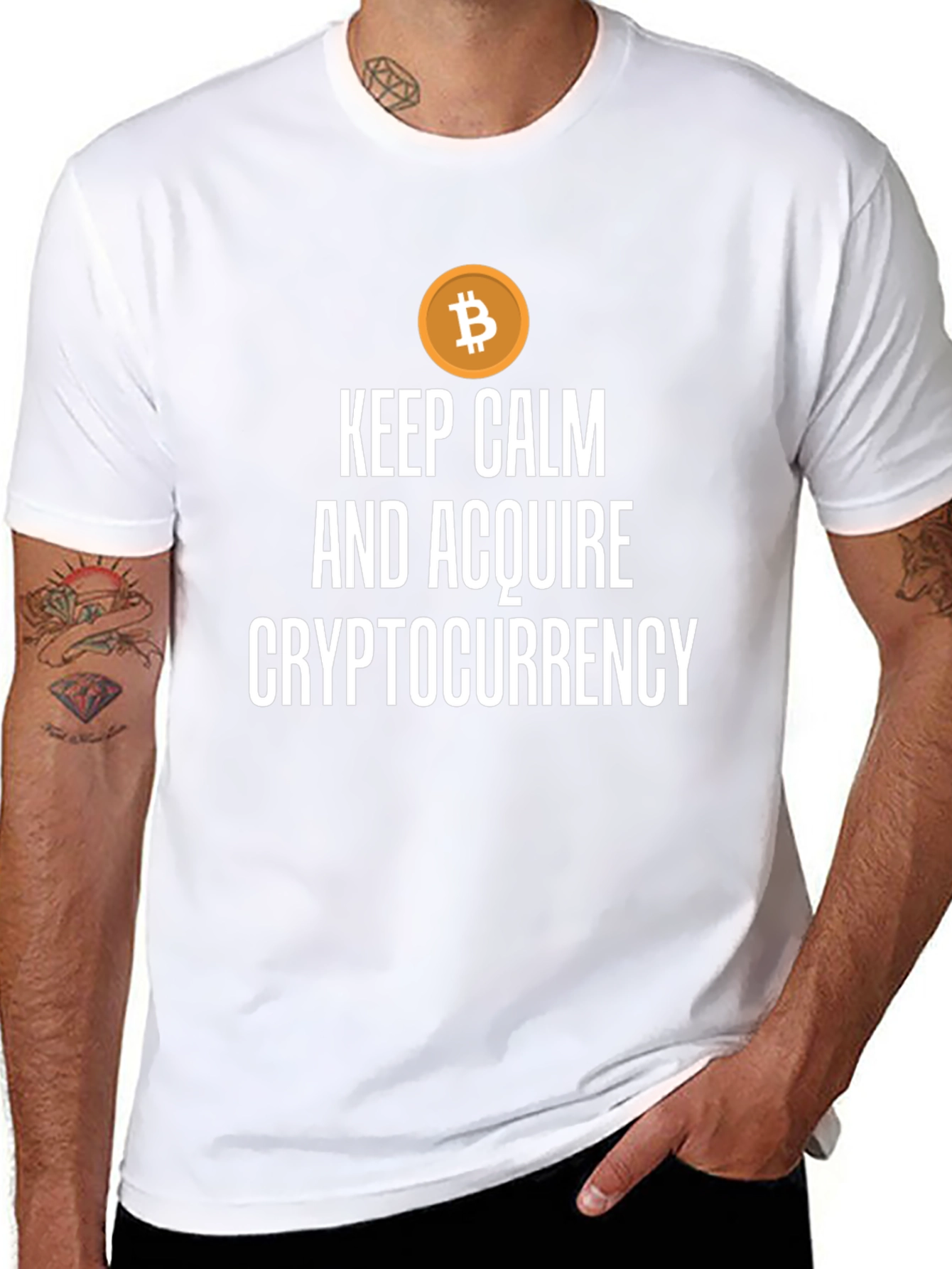 Keep Calm Acquire Cryptocurrency T-Shirt