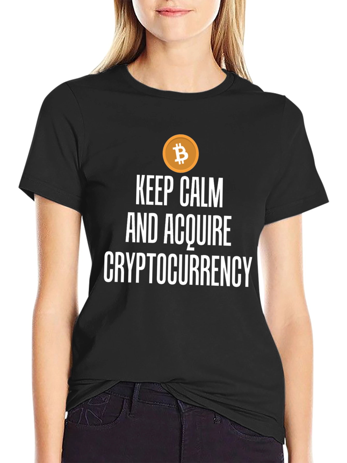 Keep Calm Acquire Cryptocurrency T-Shirt