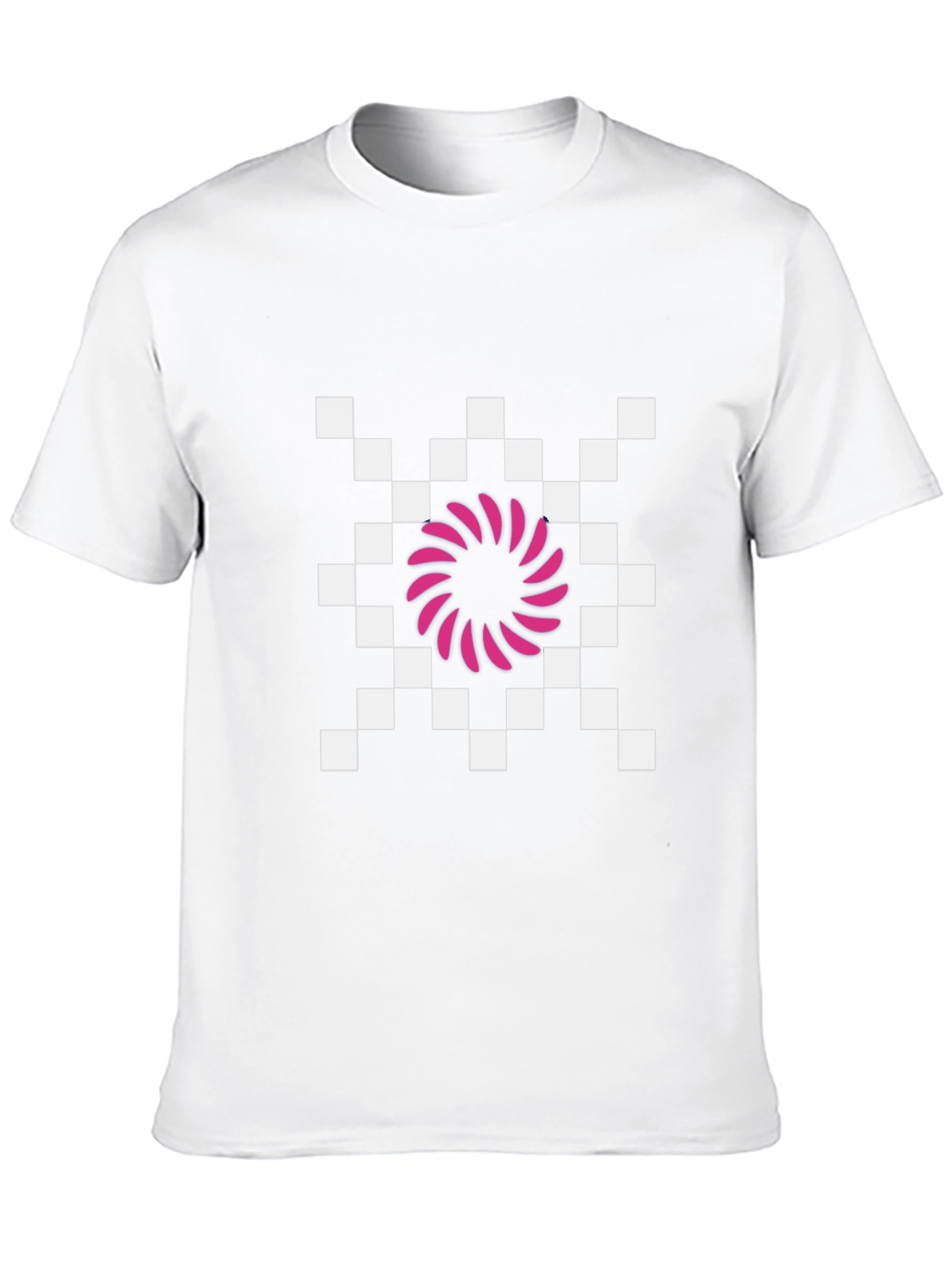 Retro Checkered Vortex T-Shirt