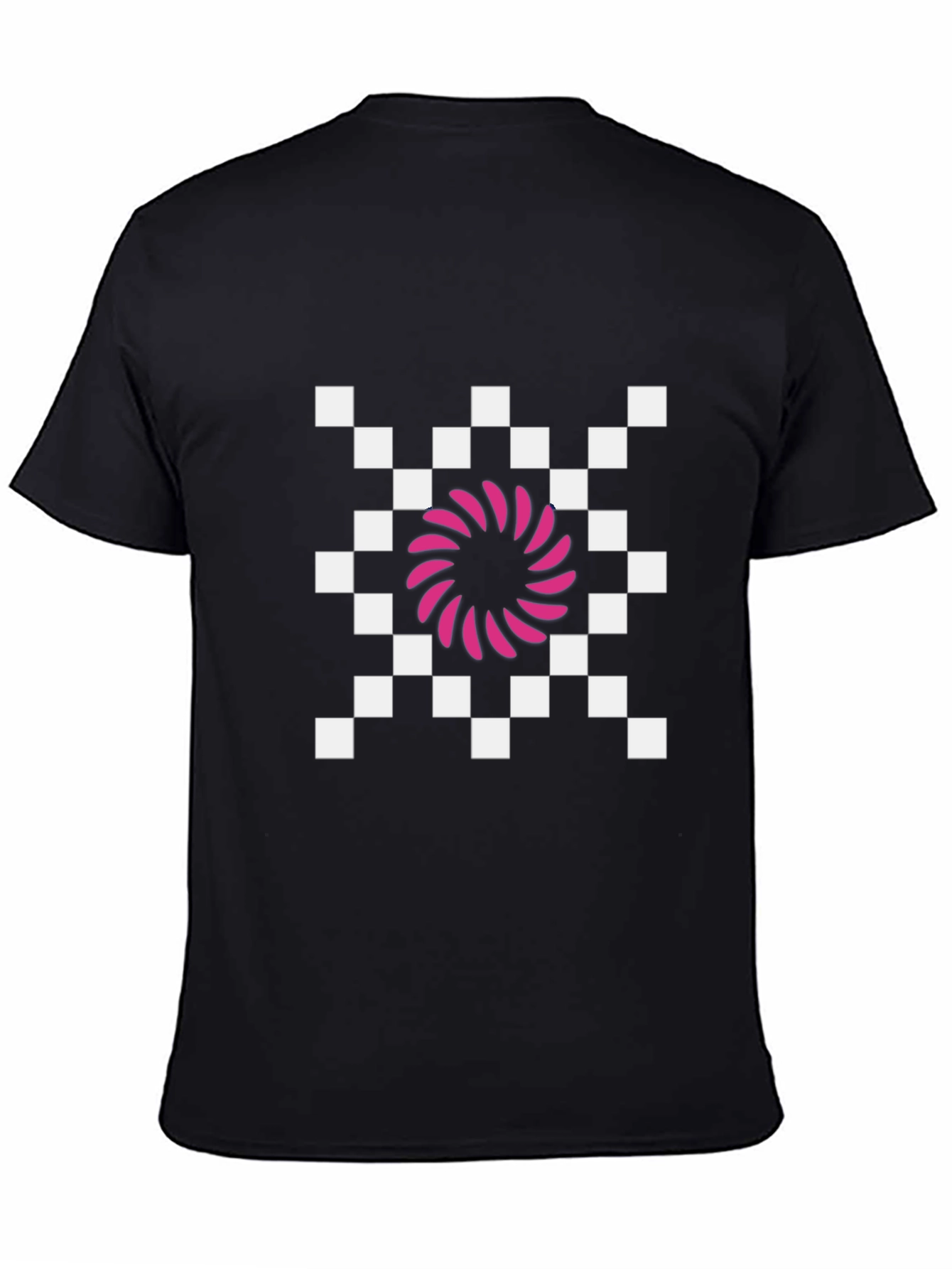 Retro Checkered Vortex T-Shirt