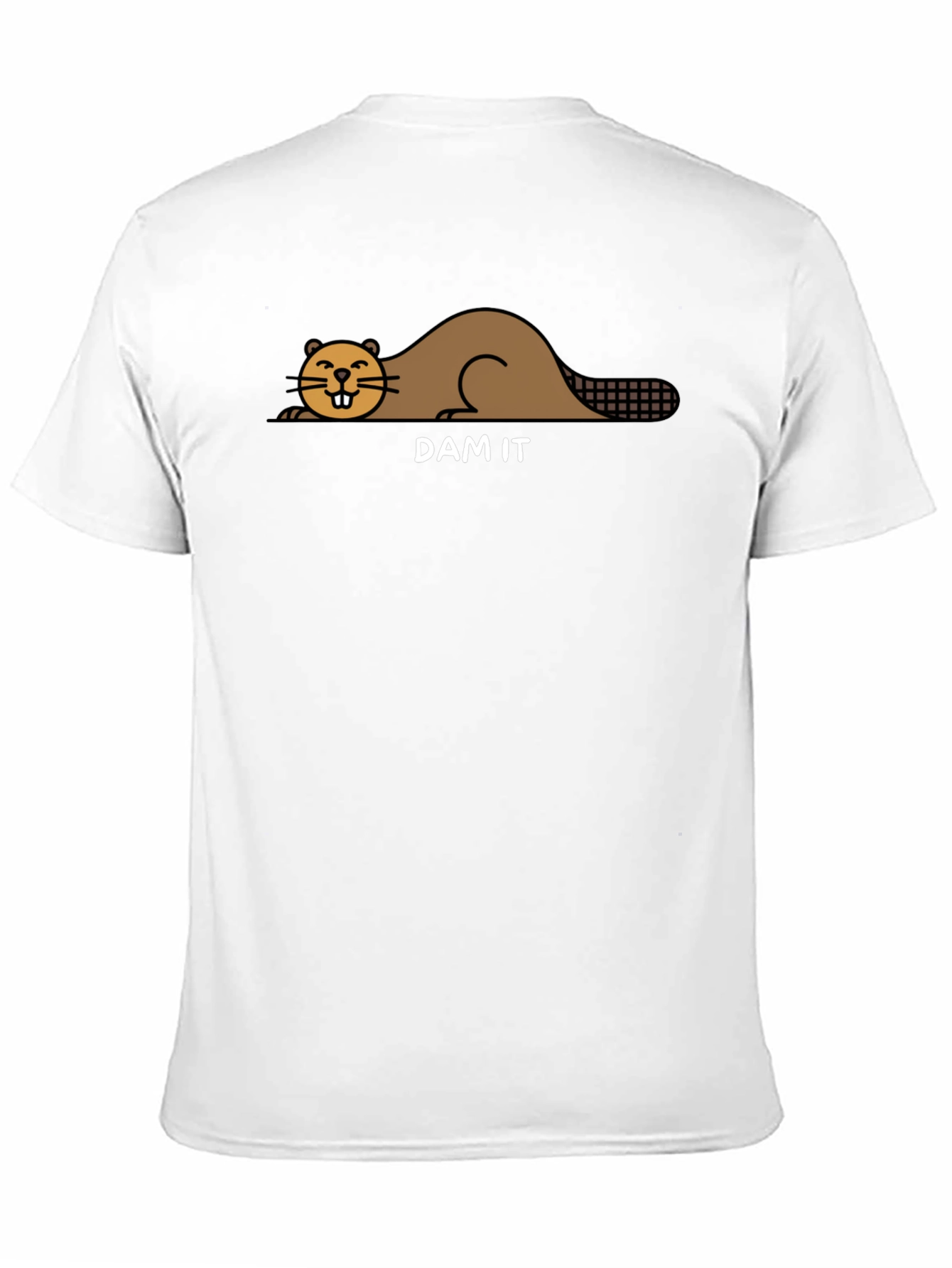 Dam It Beaver Graphic T-Shirt - Funny & Casual