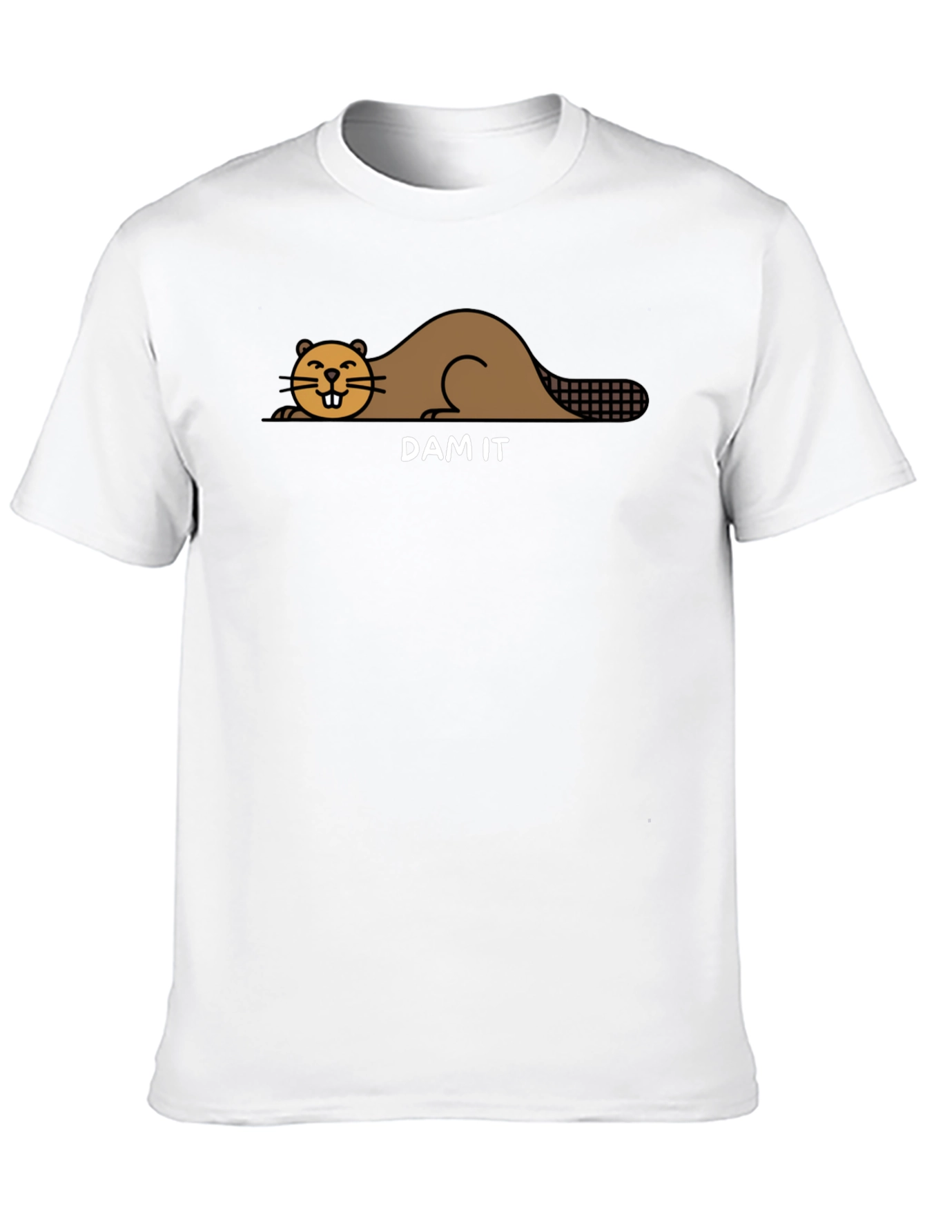 Dam It Beaver Graphic T-Shirt - Funny & Casual