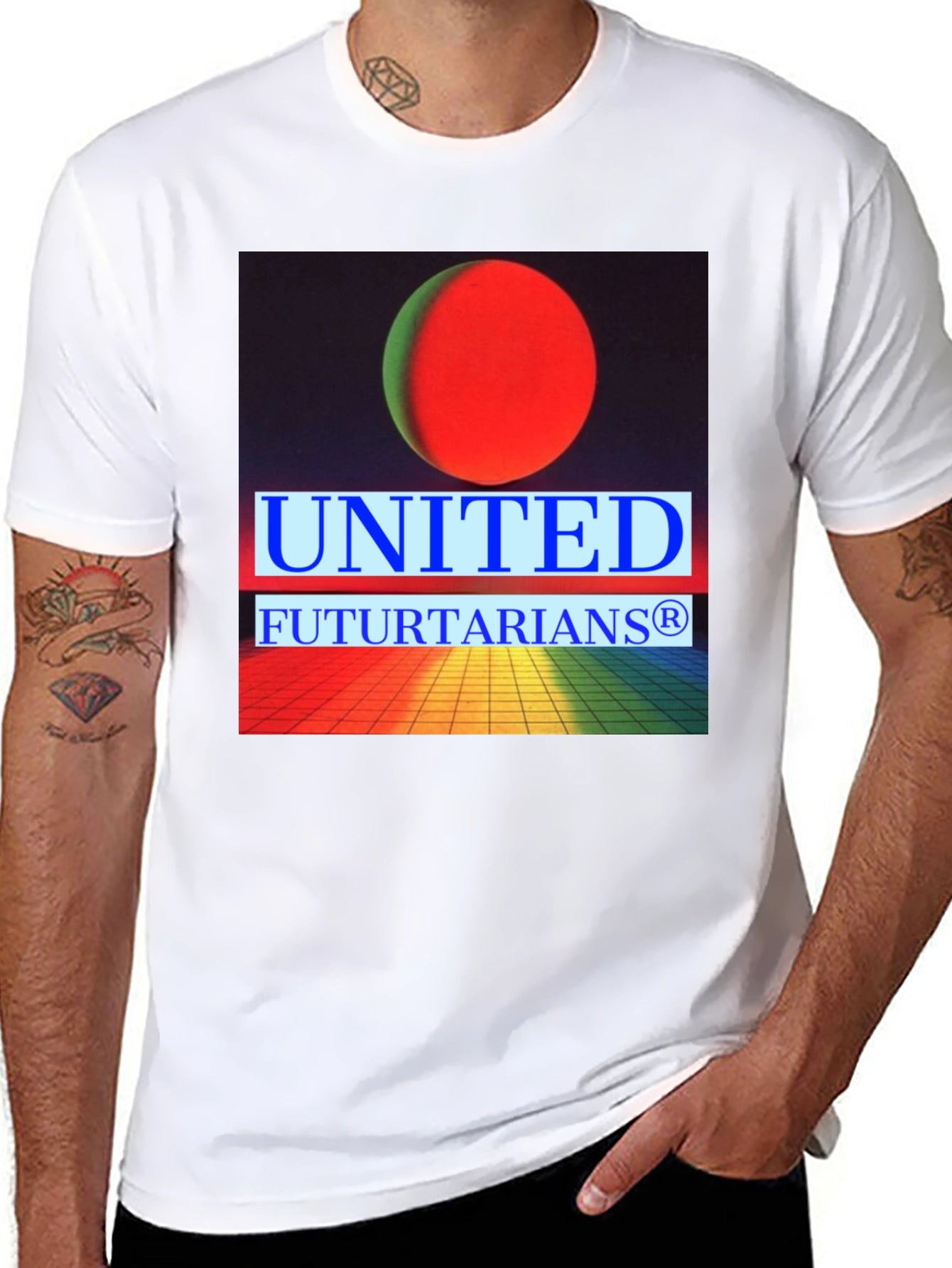 United Futurtarians Graphic Tee - Retro Style