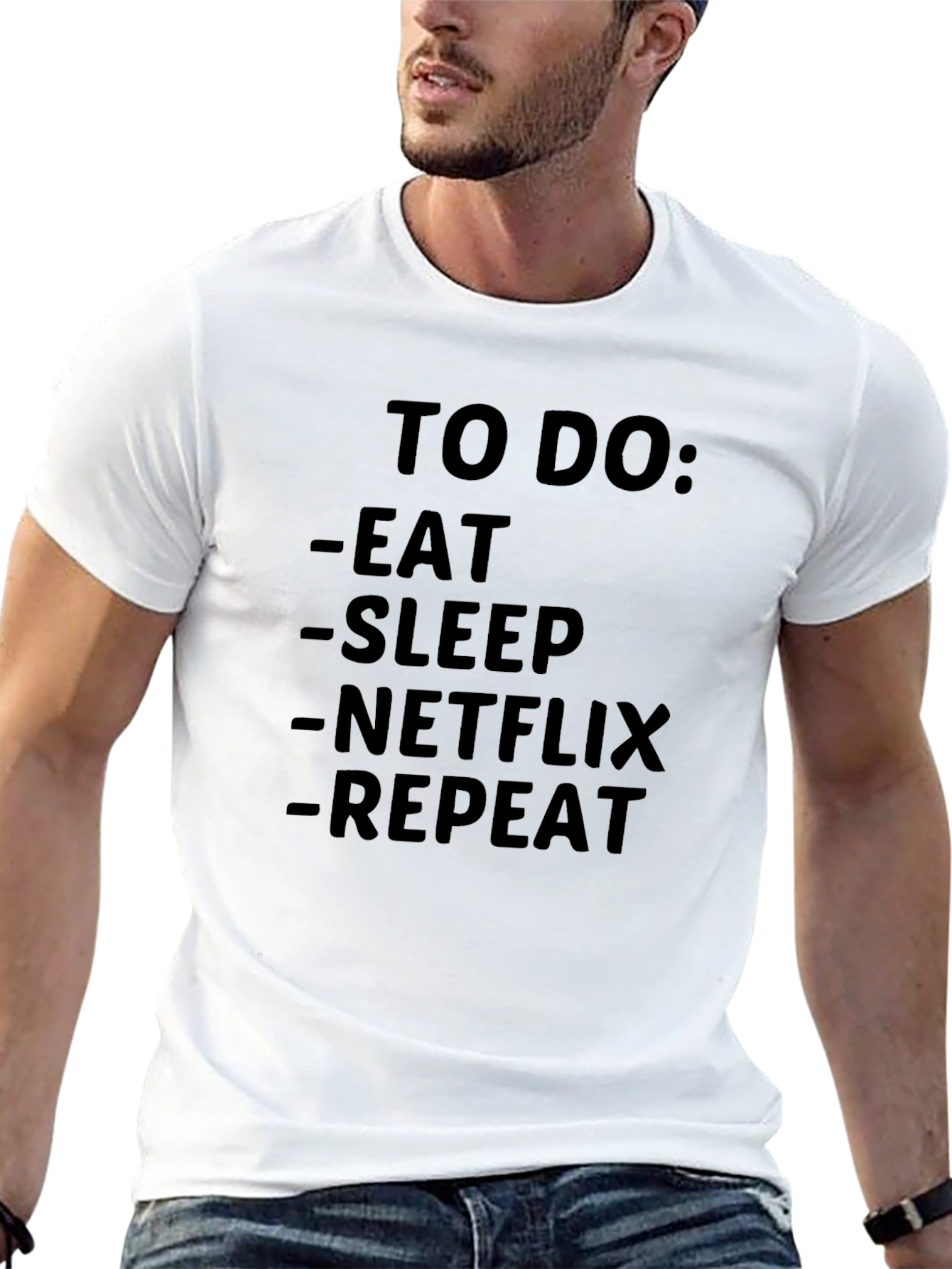 To Do: Eat Sleep Netflix Repeat T-Shirt