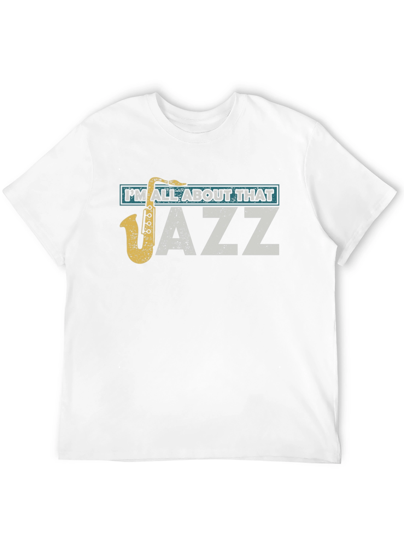 Im All About That Jazz Saxophone Black T-Shirt