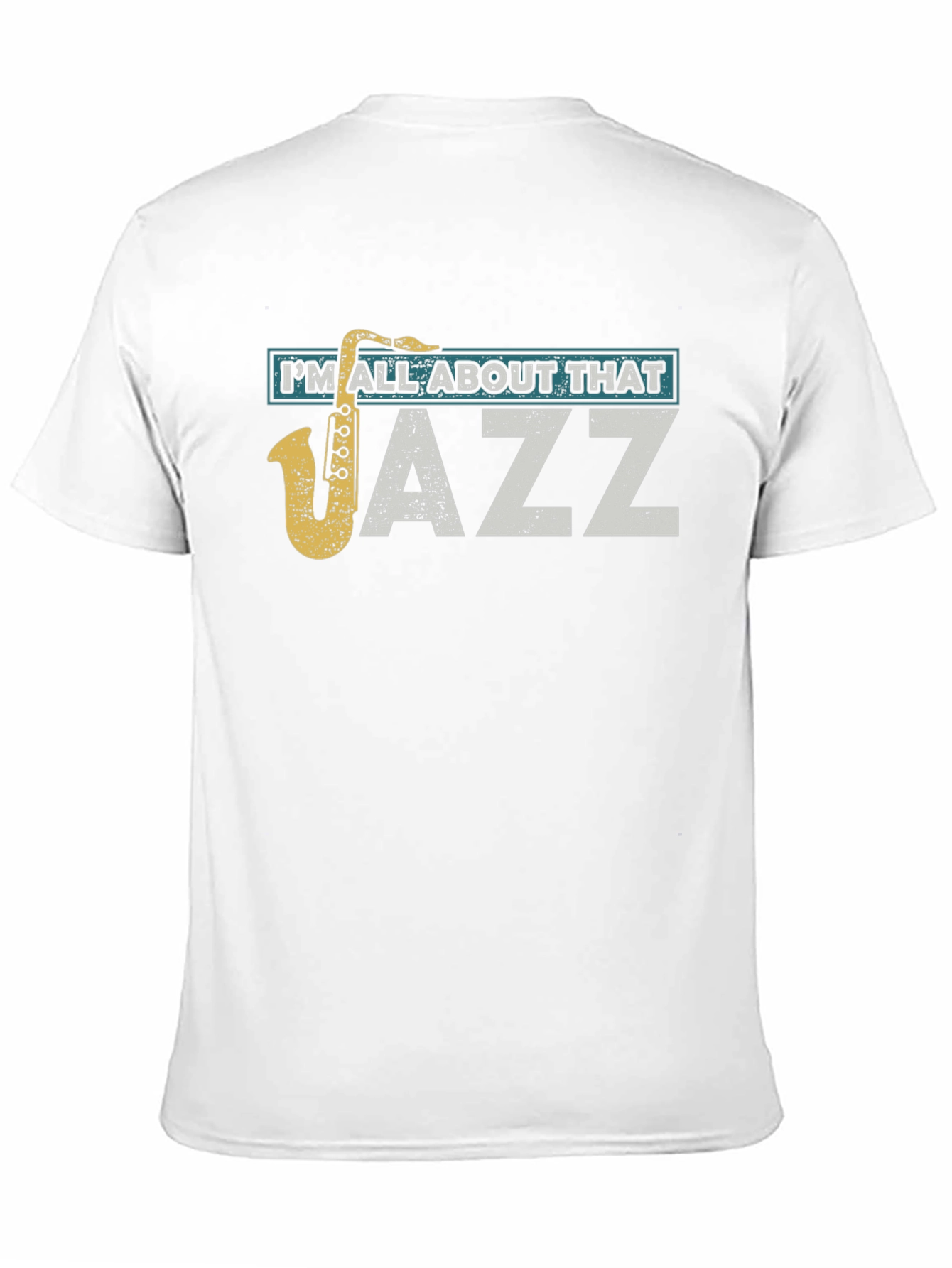 Im All About That Jazz Saxophone Black T-Shirt