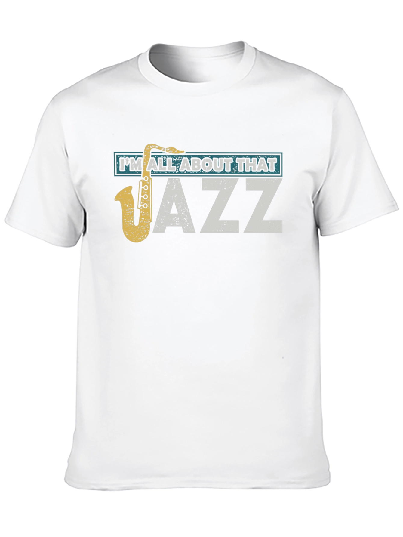 Im All About That Jazz Saxophone Black T-Shirt