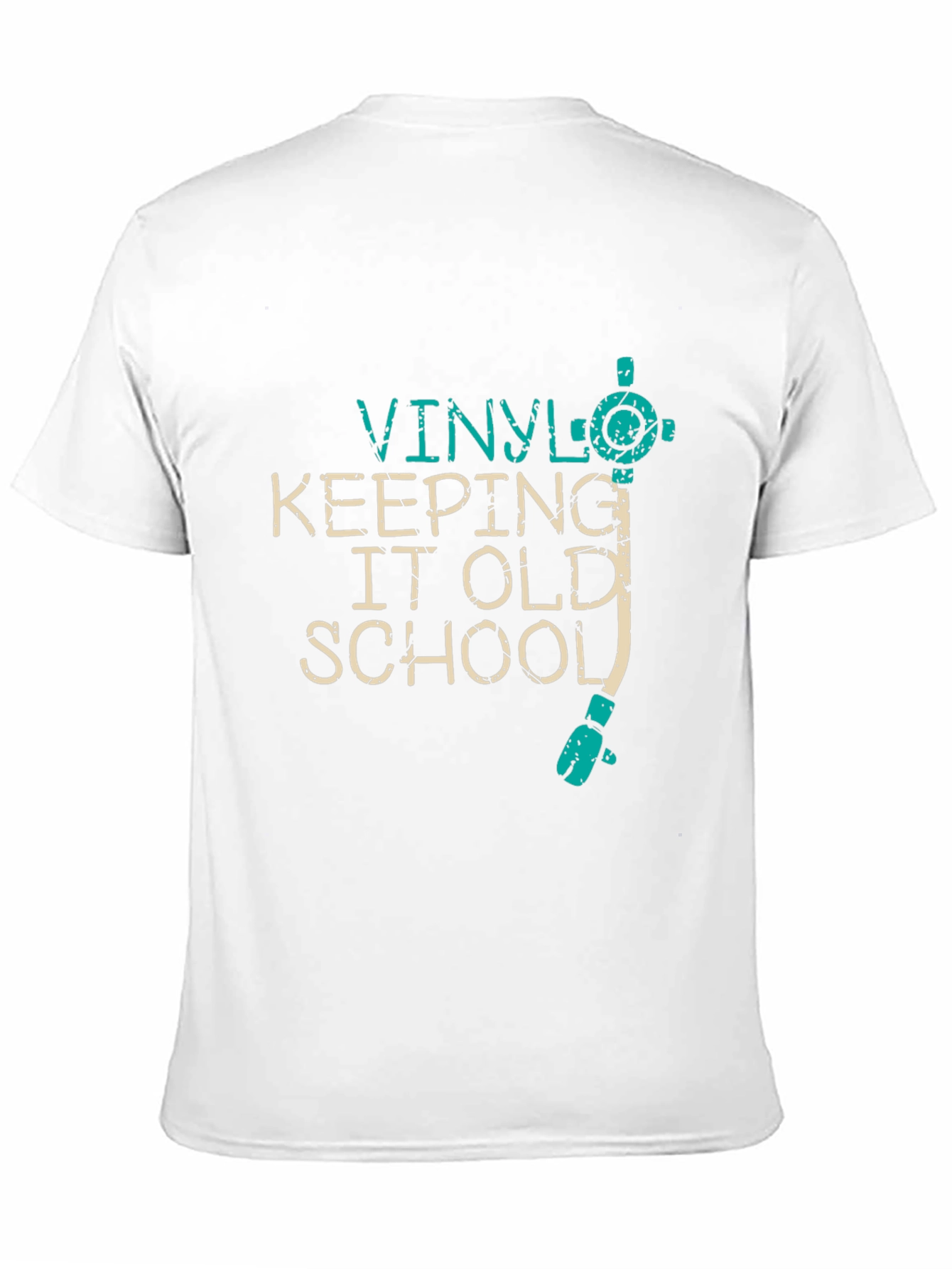 Vinyl Keeping It Old School Black T-Shirt