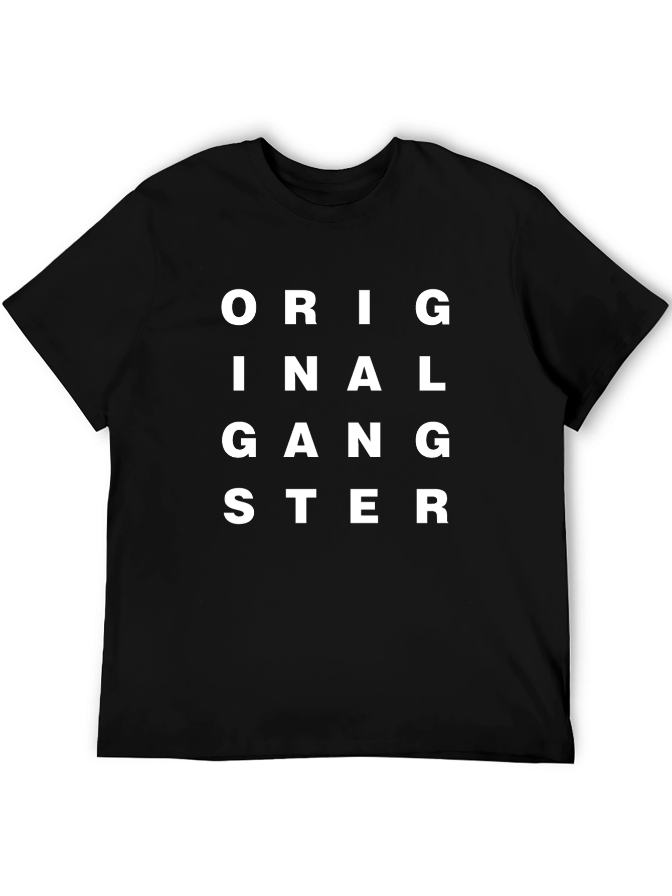 Original Gangster Black T-Shirt - Bold Statement Tee
