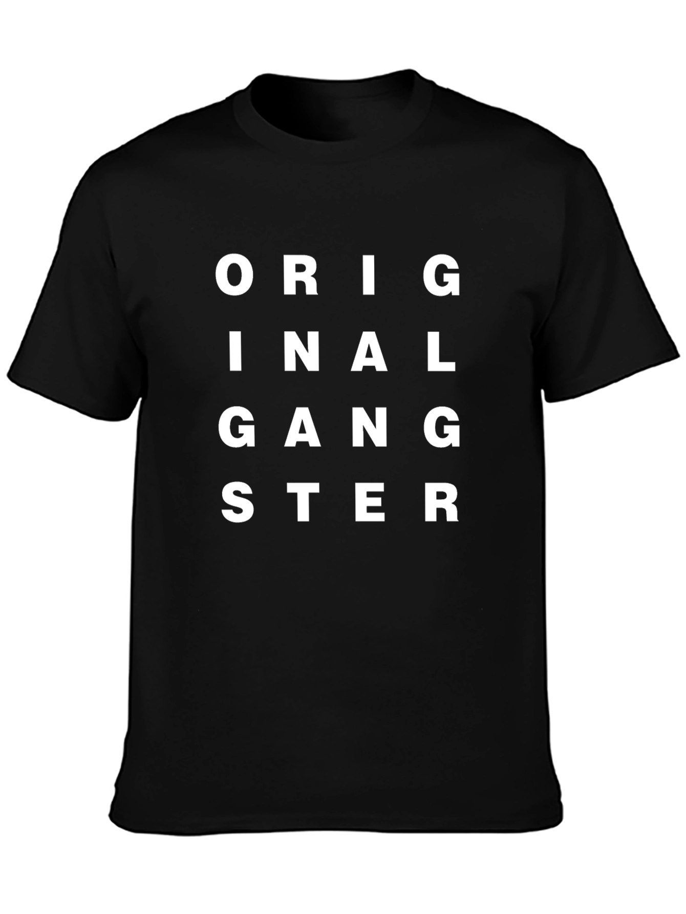 Original Gangster Black T-Shirt - Bold Statement Tee