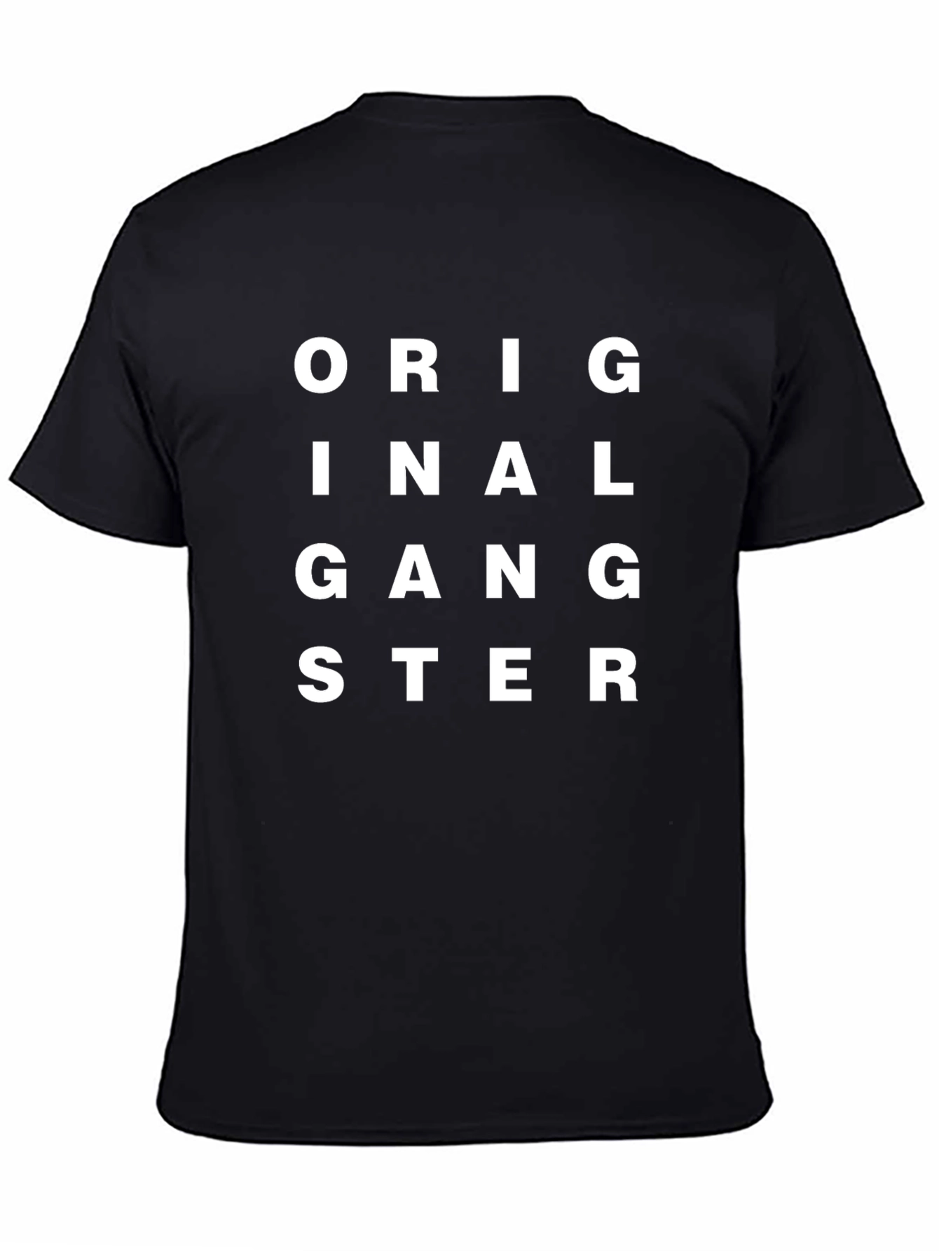 Original Gangster Black T-Shirt - Bold Statement Tee