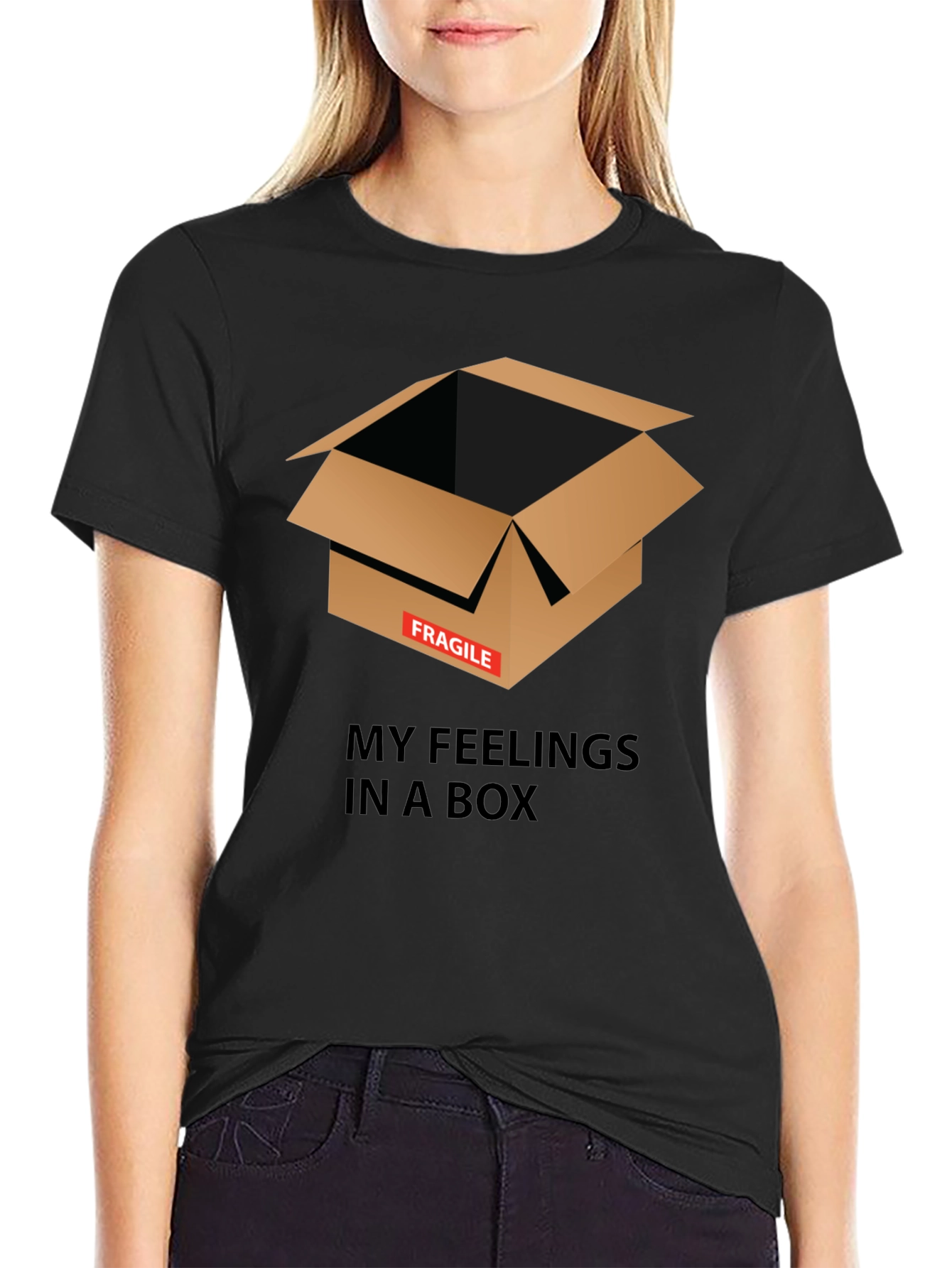 Fragile Feelings Box Graphic Tee - Unisex