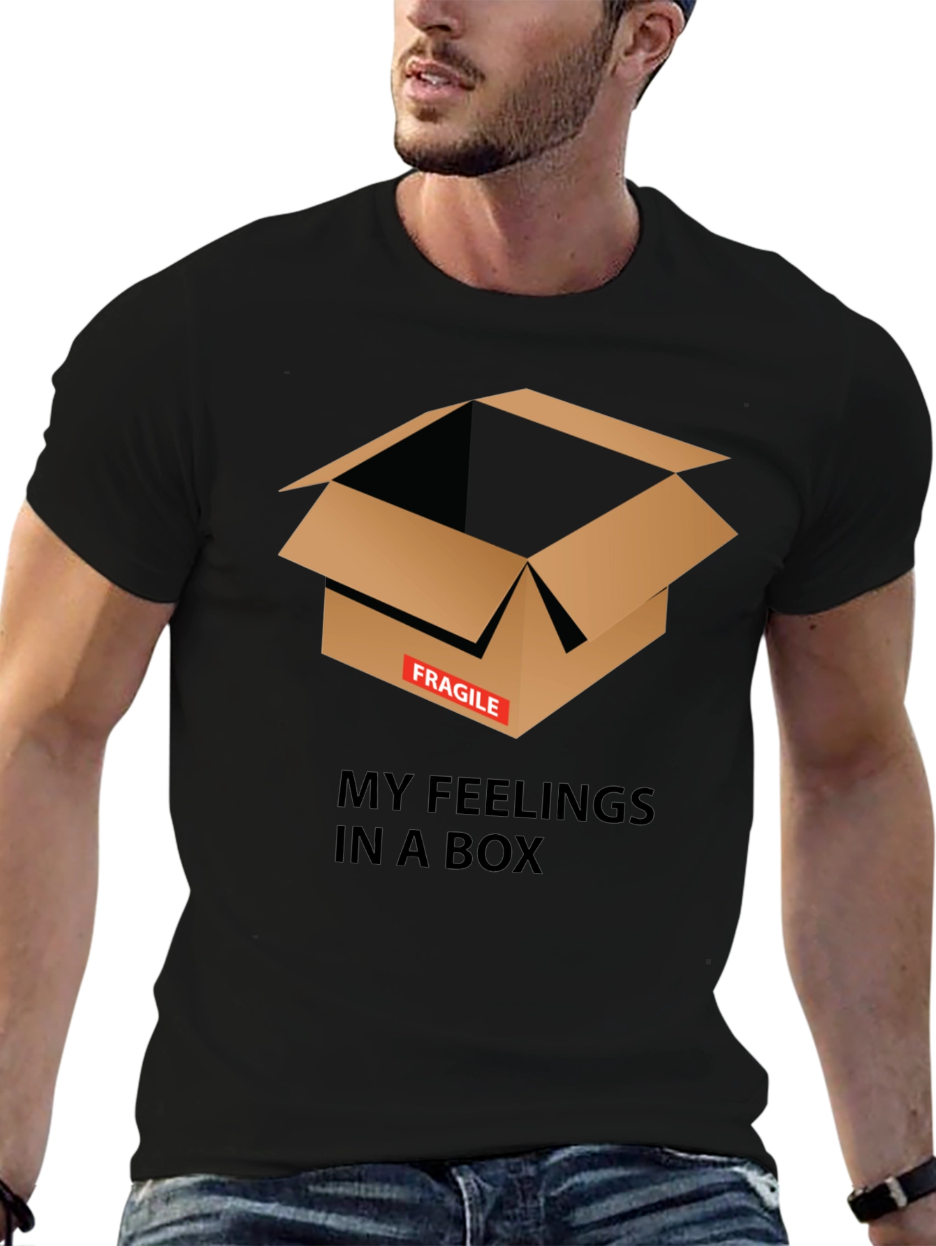 Fragile Feelings Box Graphic Tee - Unisex