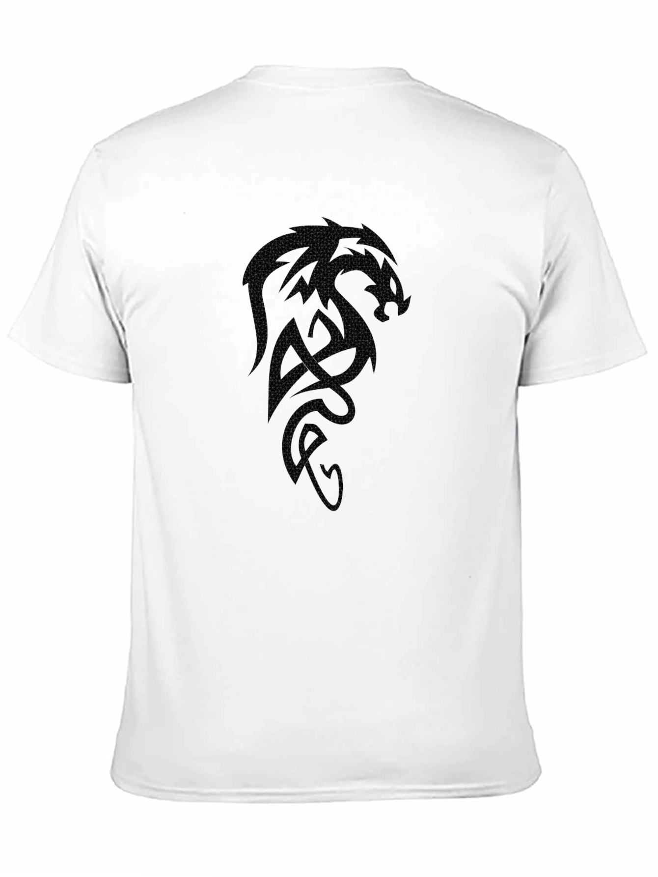Mens Black Dragon Graphic Tee