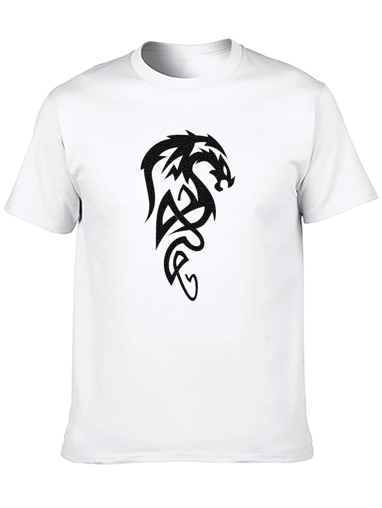 Mens Black Dragon Graphic Tee