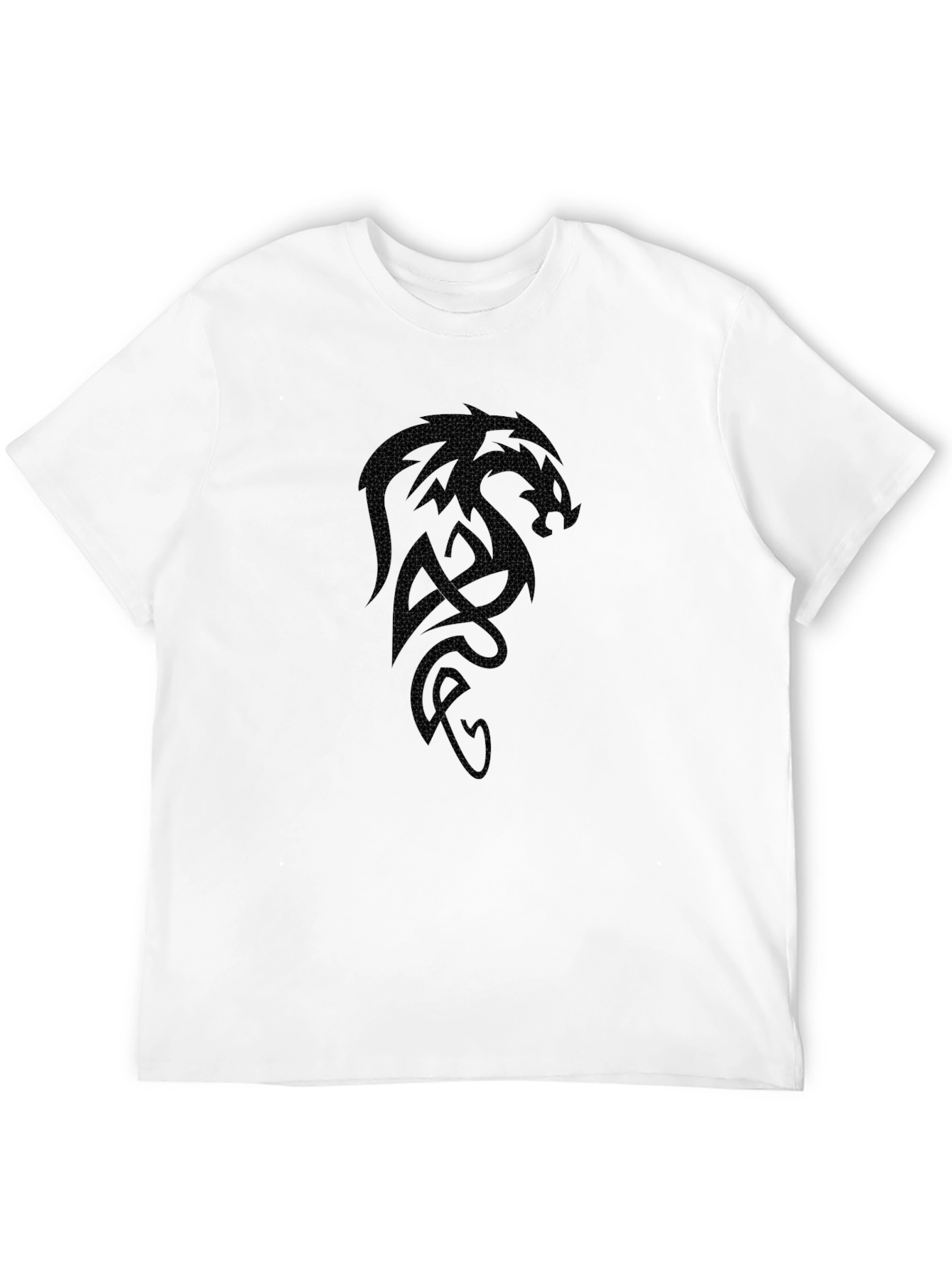 Mens Black Dragon Graphic Tee