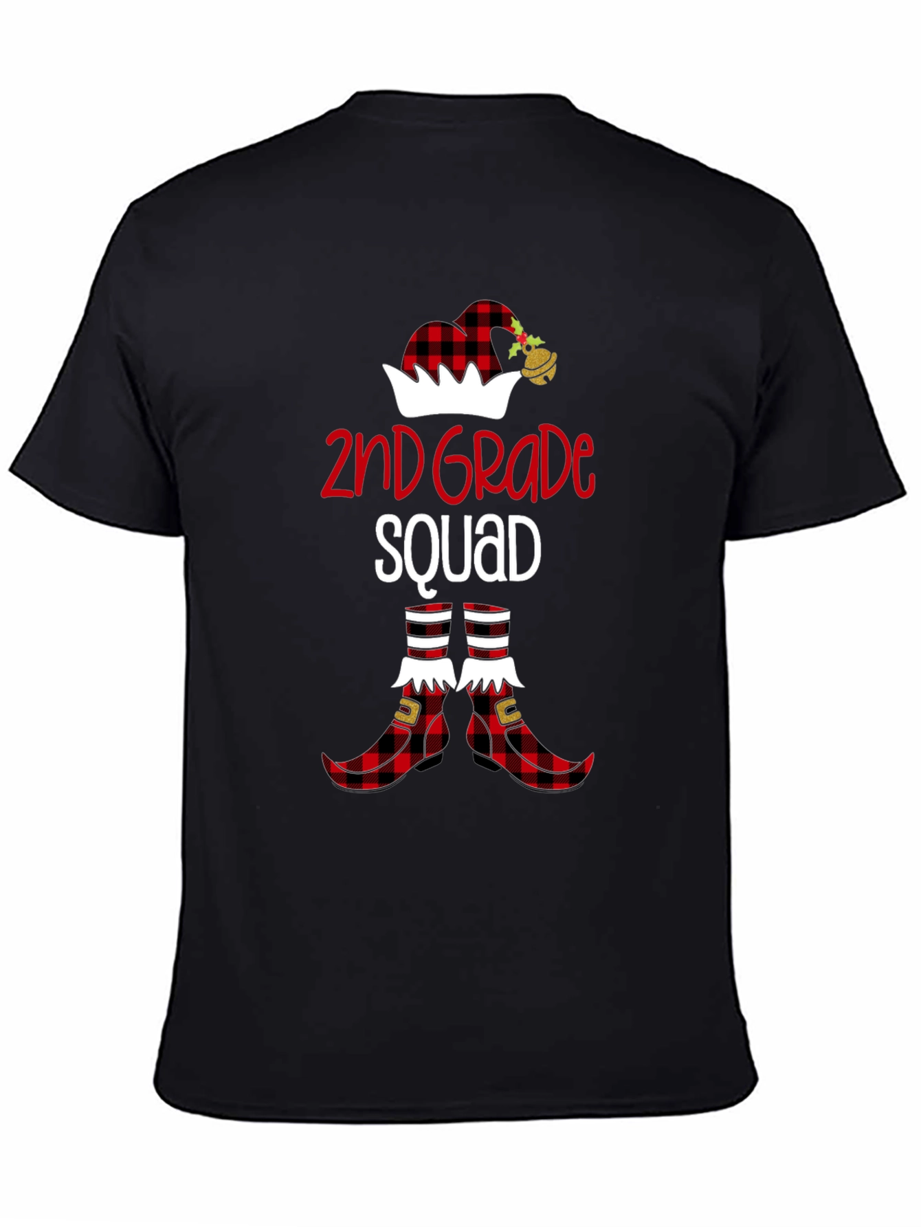 2nd Grade Squad Christmas Elf T-Shirt