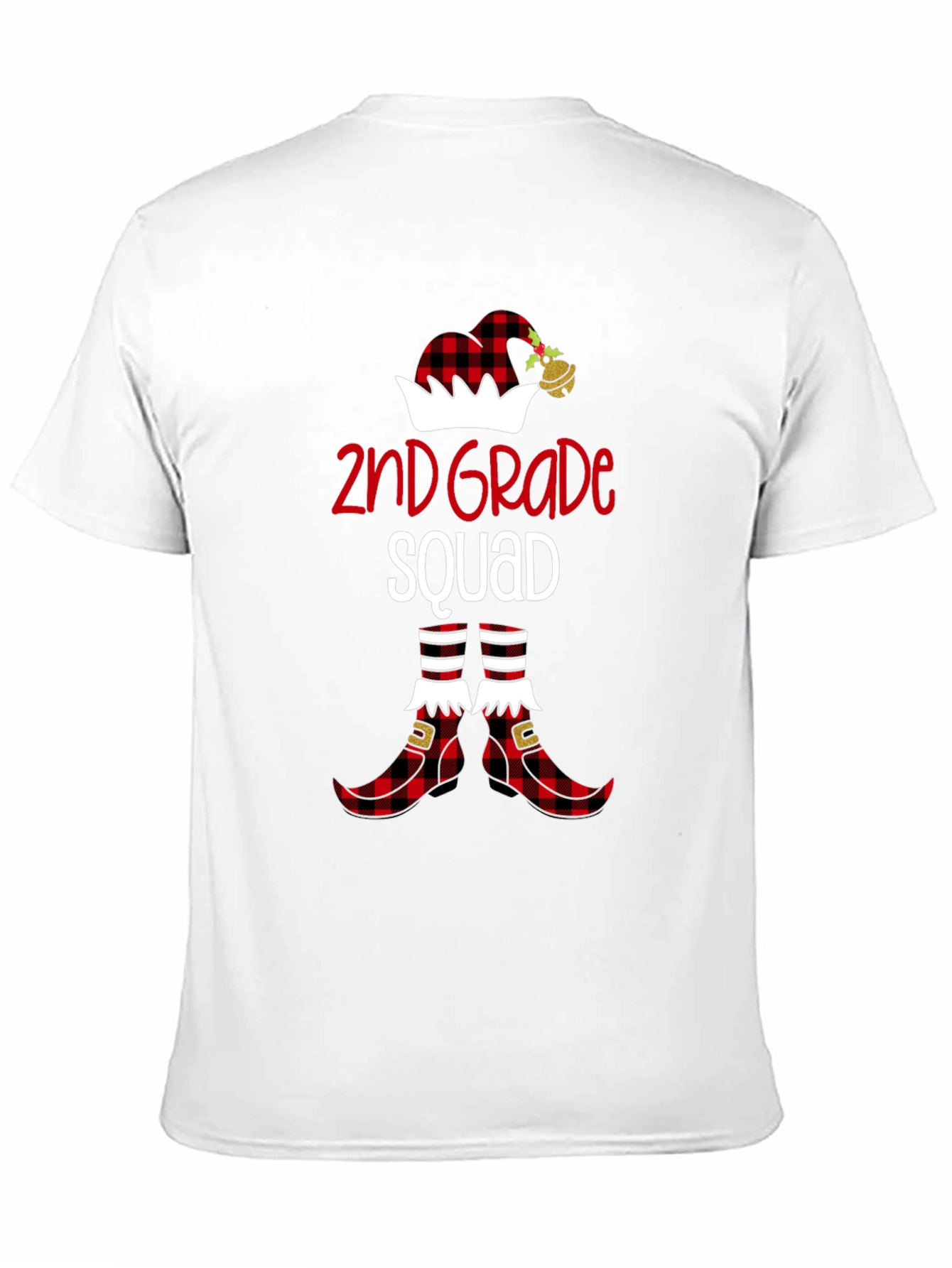 2nd Grade Squad Christmas Elf T-Shirt