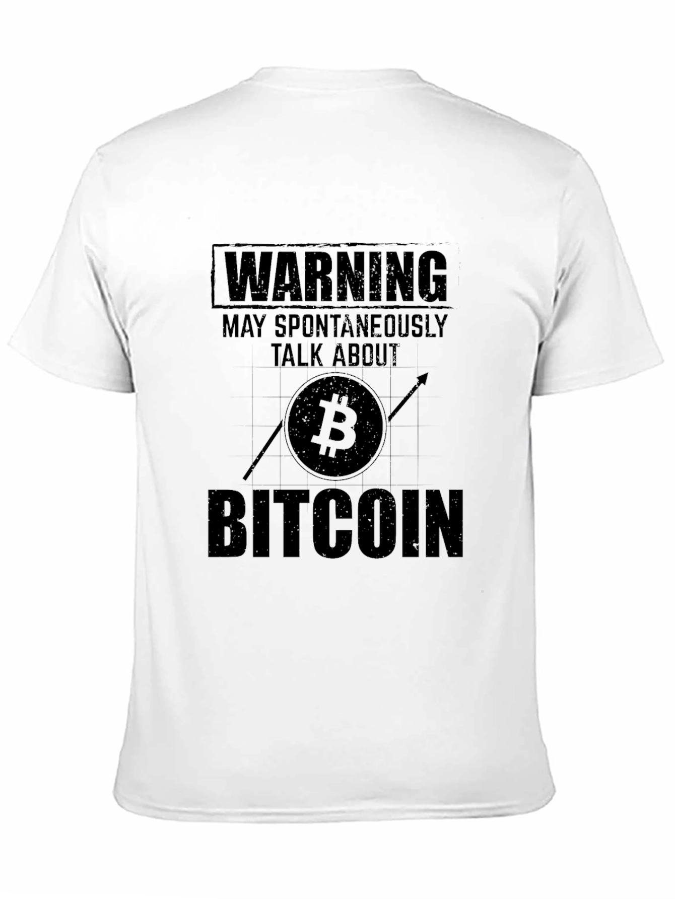 Bitcoin Warning T-Shirt - Crypto Currency Tee