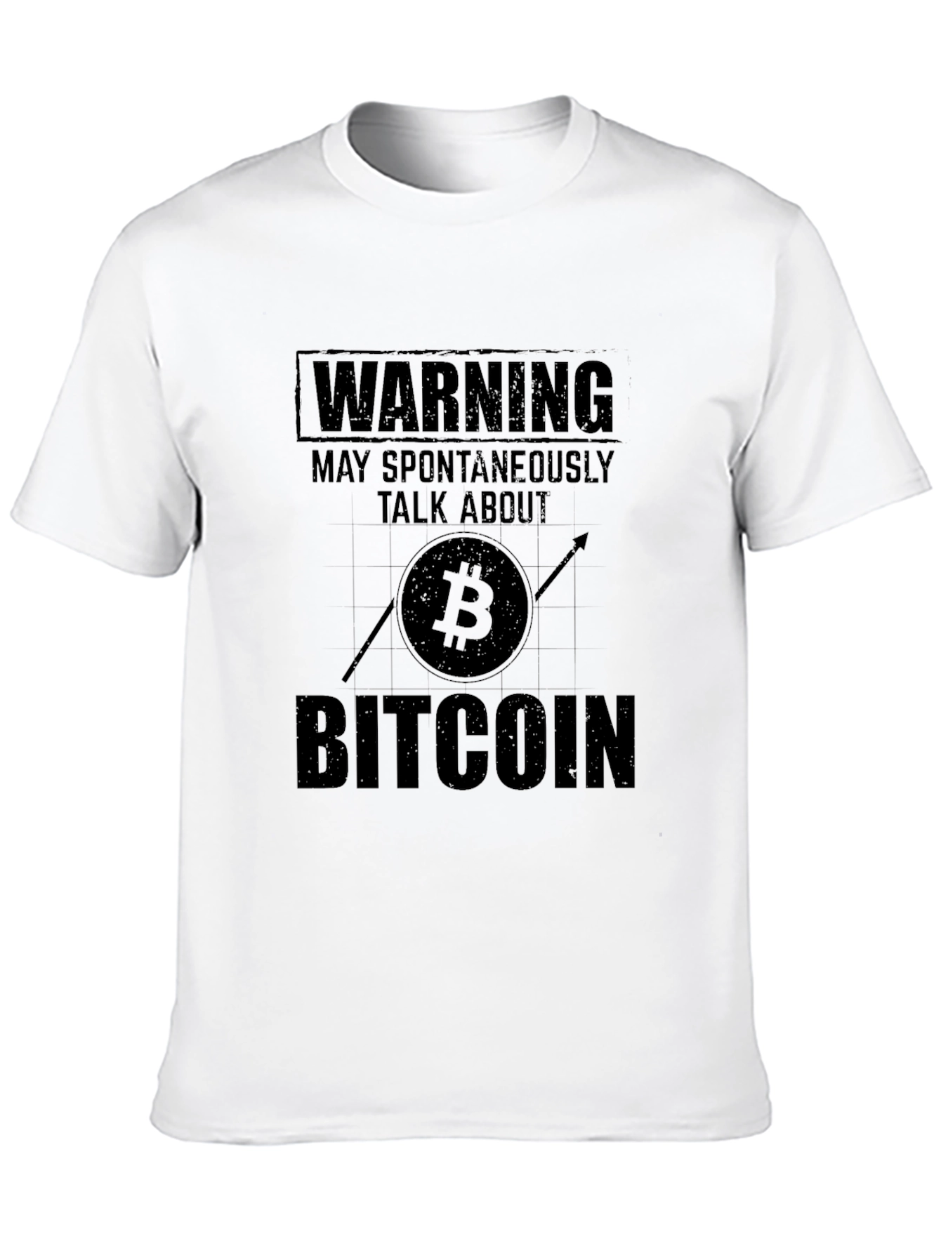 Bitcoin Warning T-Shirt - Crypto Currency Tee