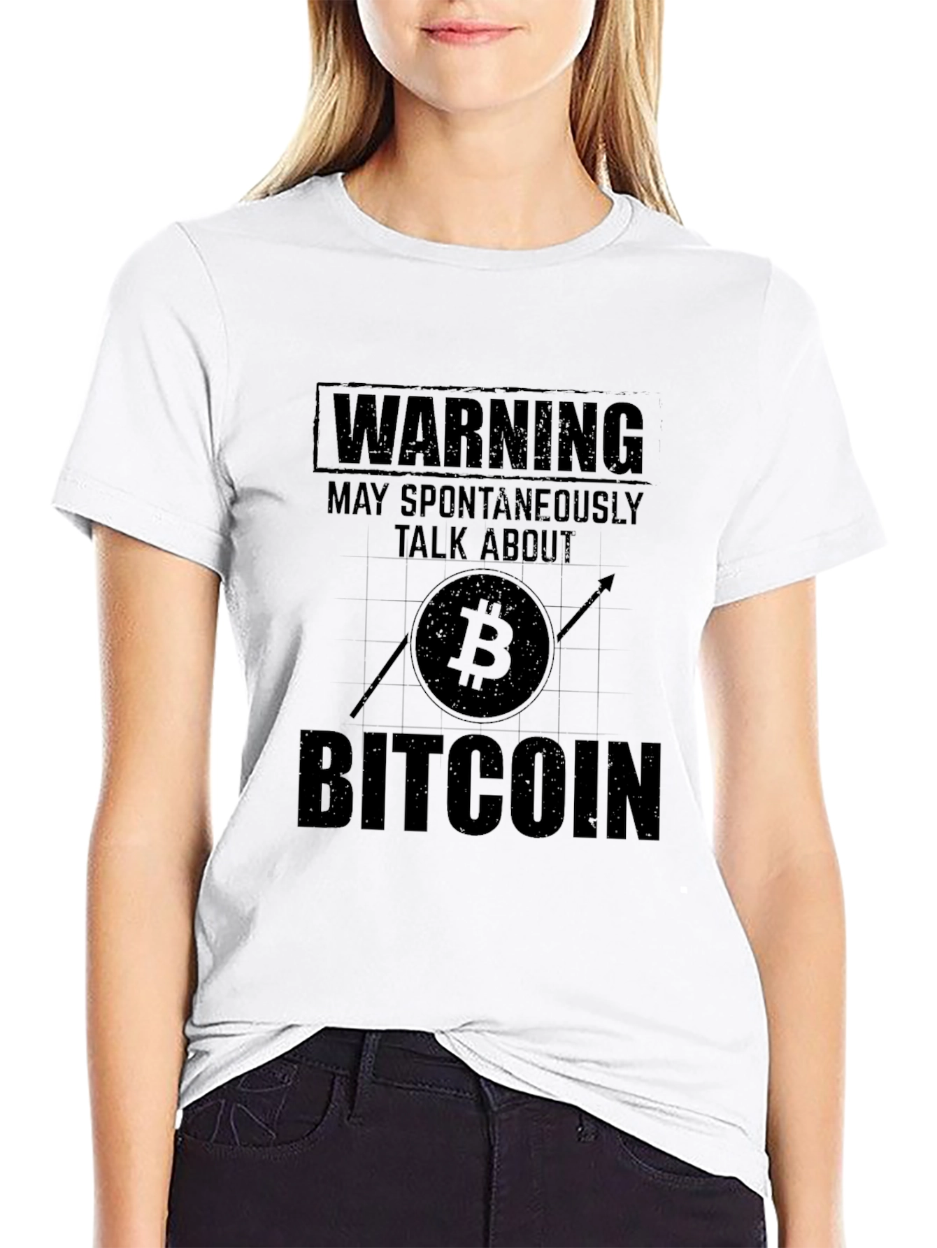 Bitcoin Warning T-Shirt - Crypto Currency Tee