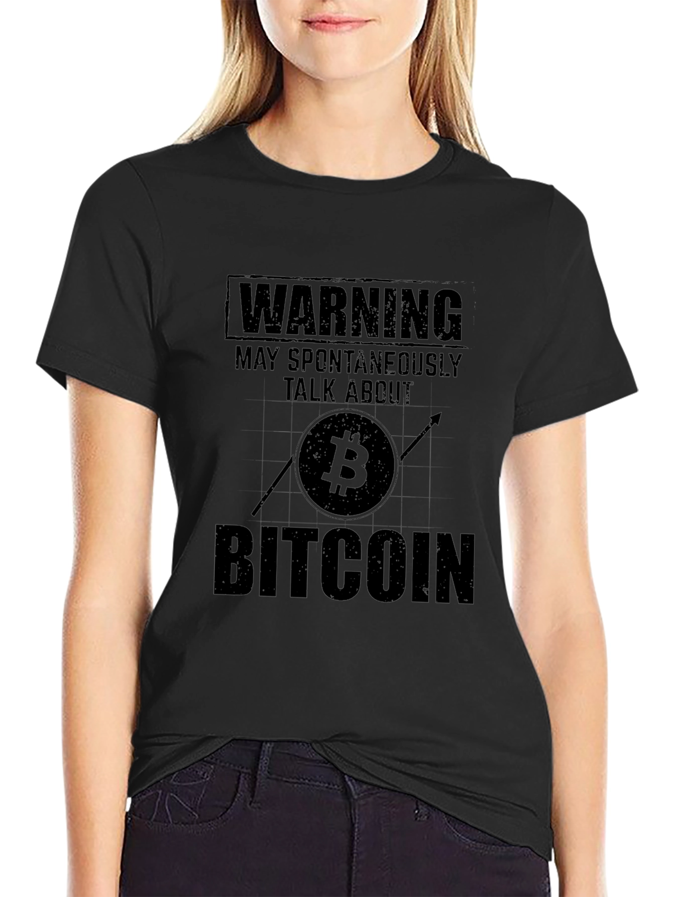 Bitcoin Warning T-Shirt - Crypto Currency Tee