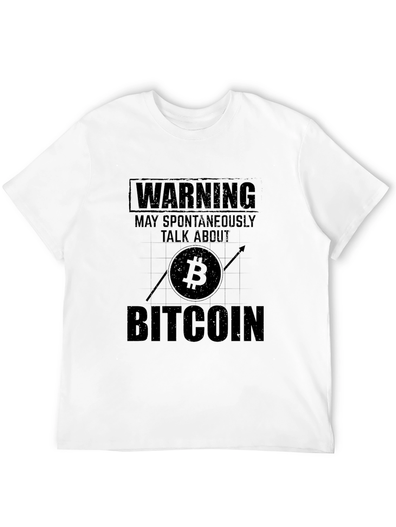 Bitcoin Warning T-Shirt - Crypto Currency Tee