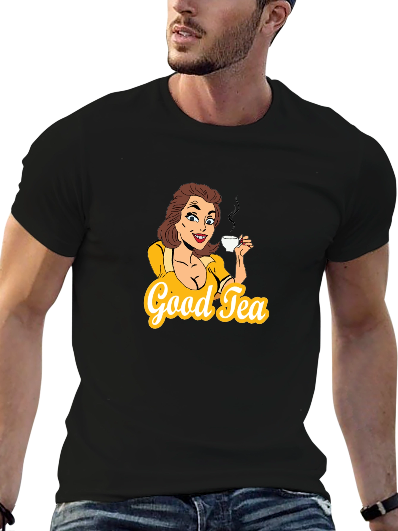 Good Tea T-Shirt - Cartoon Graphic Tee