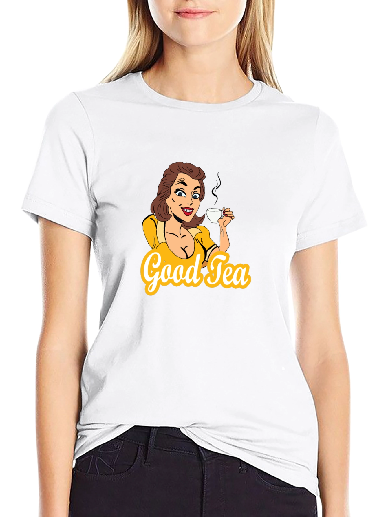 Good Tea T-Shirt - Cartoon Graphic Tee