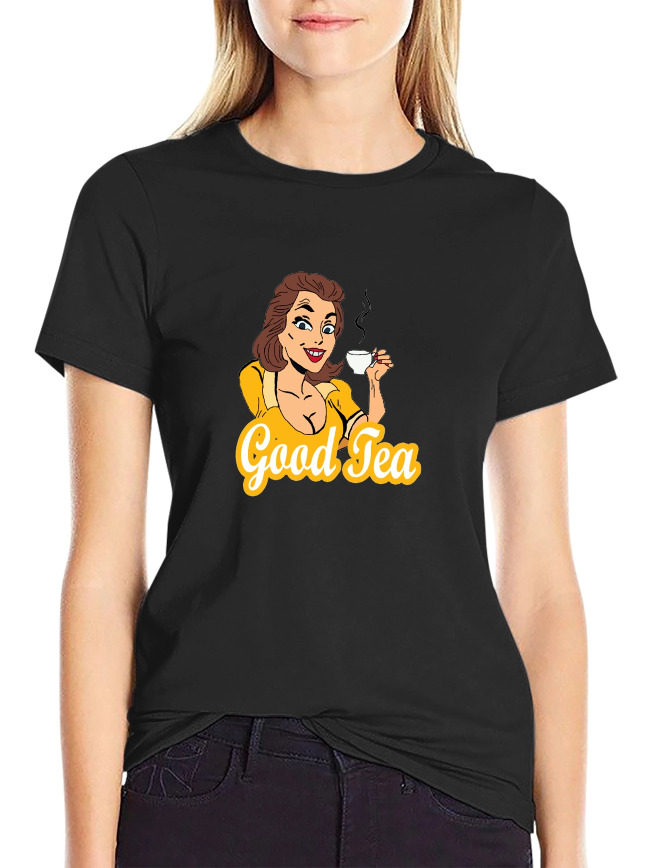 Good Tea T-Shirt - Cartoon Graphic Tee