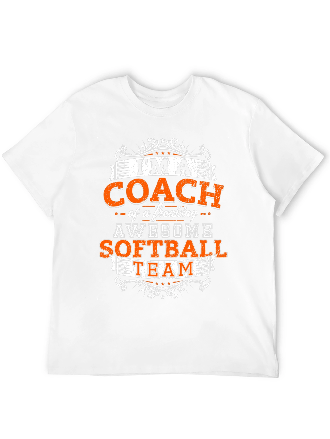 Awesome Softball Coach Graphic Tee