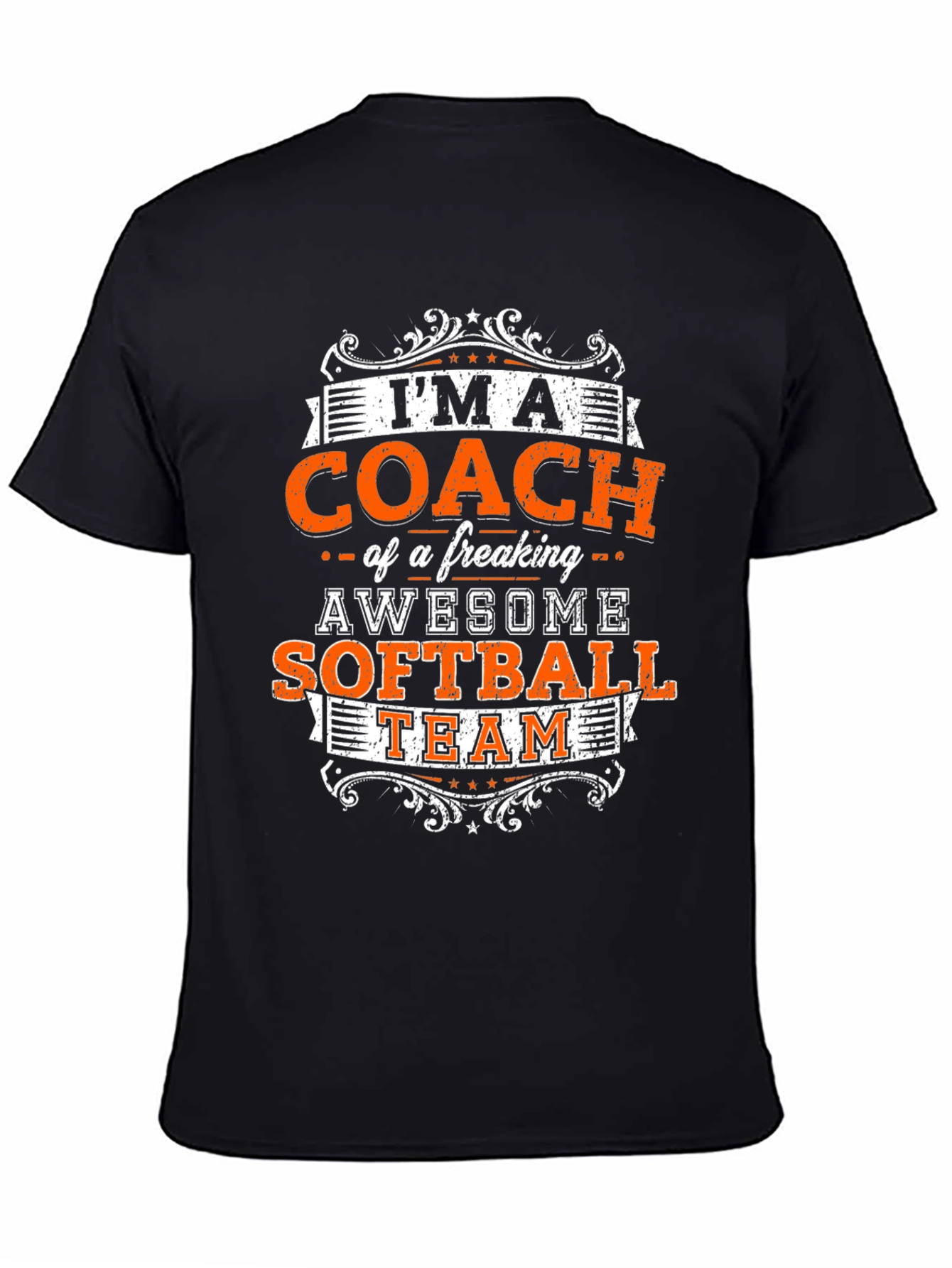 Awesome Softball Coach Graphic Tee