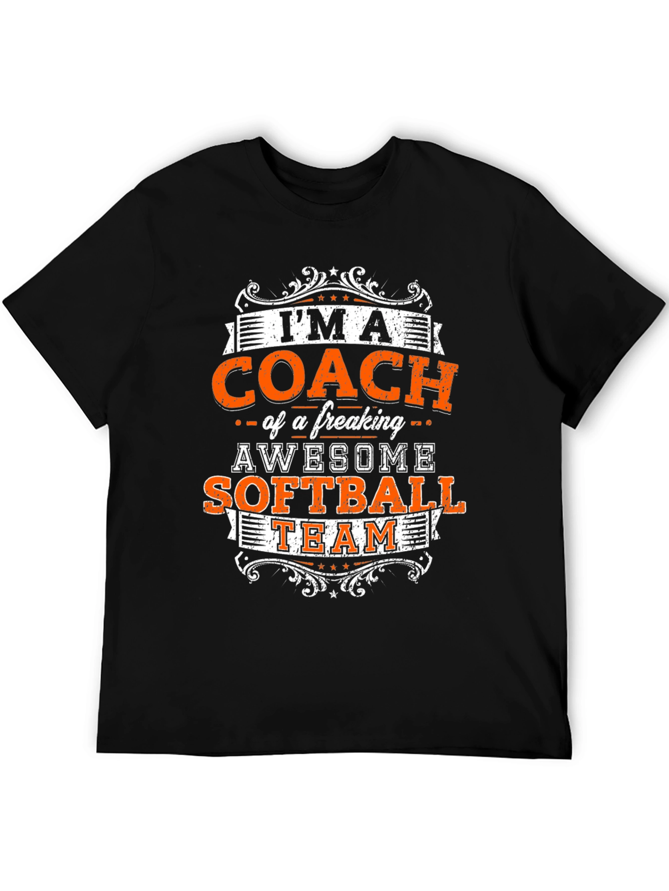 Awesome Softball Coach Graphic Tee