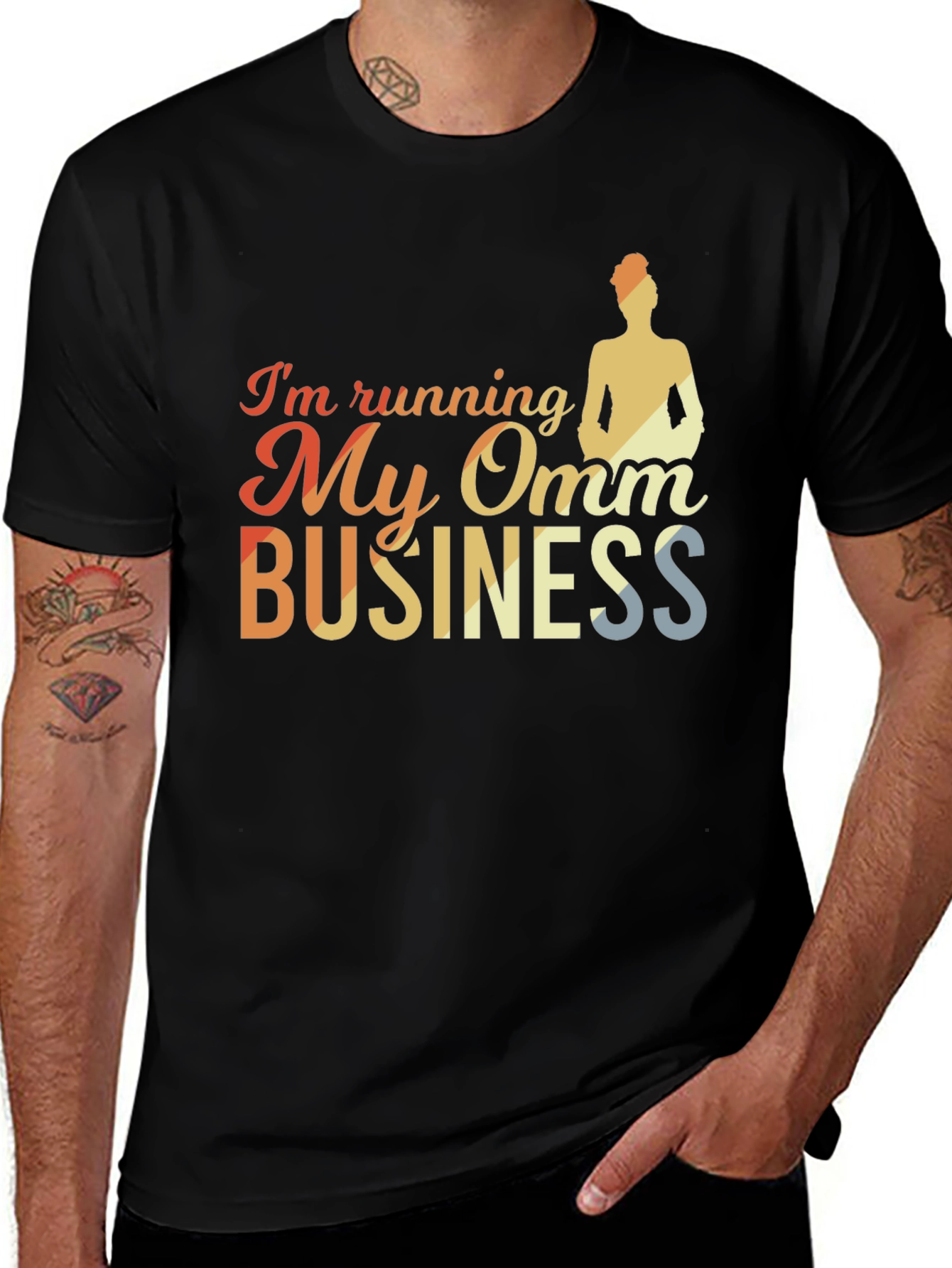 Running My Omm Business Graphic Tee
