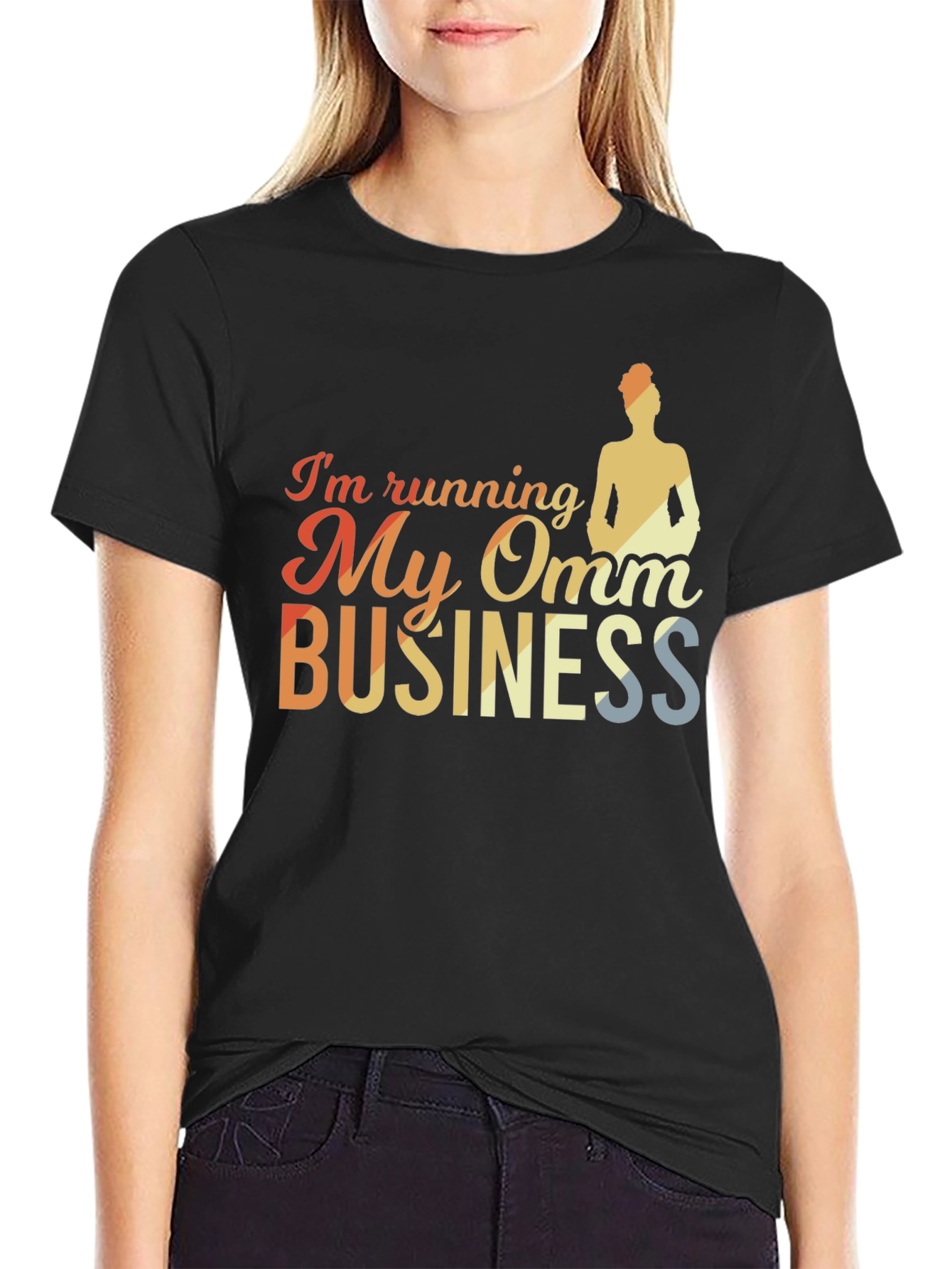 Running My Omm Business Graphic Tee