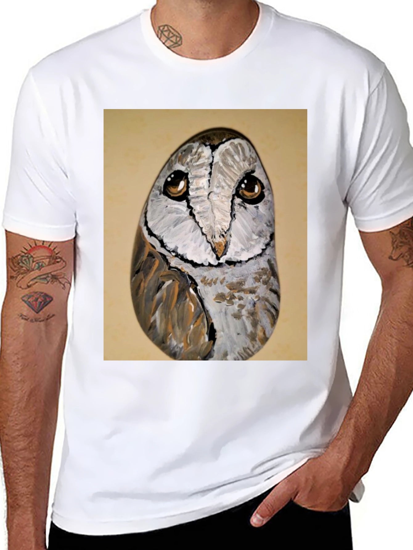 Owl Graphic Tee - Unique Bird Lovers T-Shirt