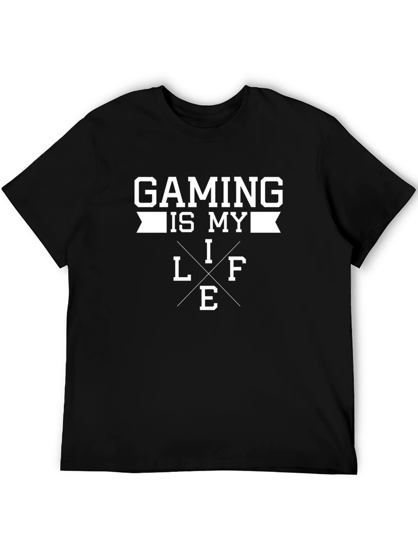 Gaming is My Life Black T-Shirt