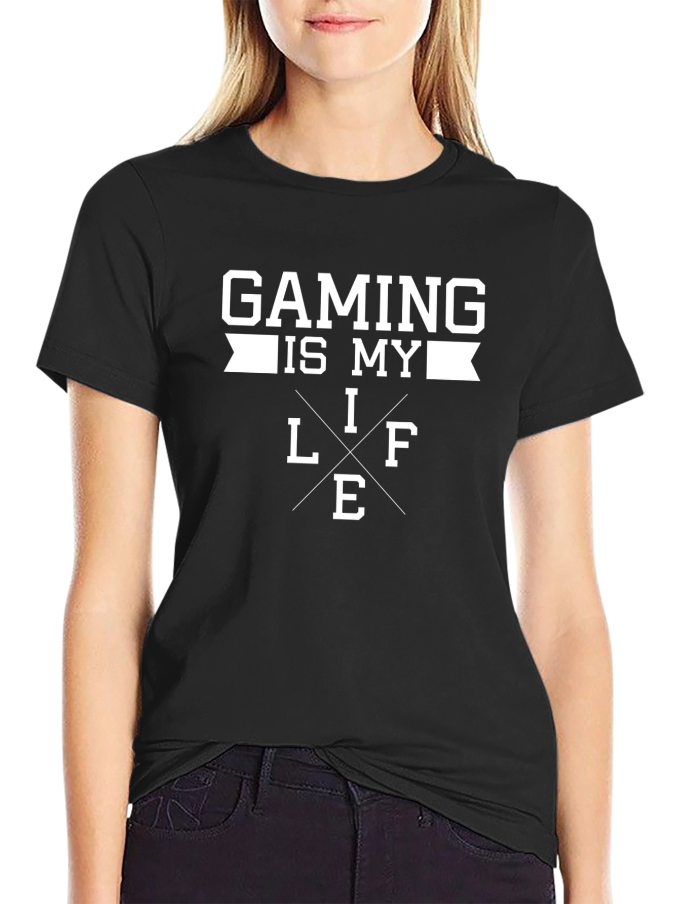 Gaming is My Life Black T-Shirt